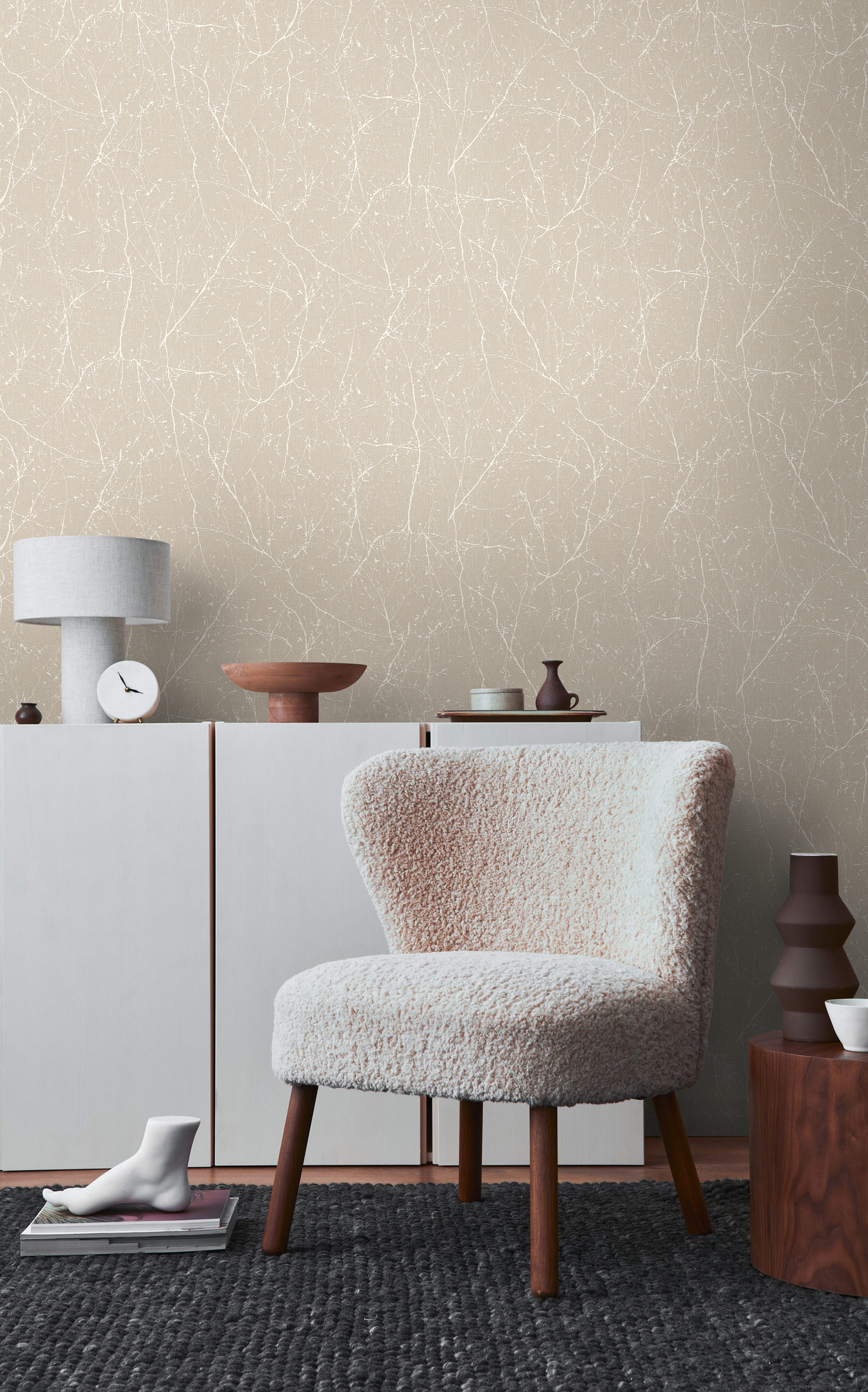 AS Vliestapete Terra Floral beige 305074