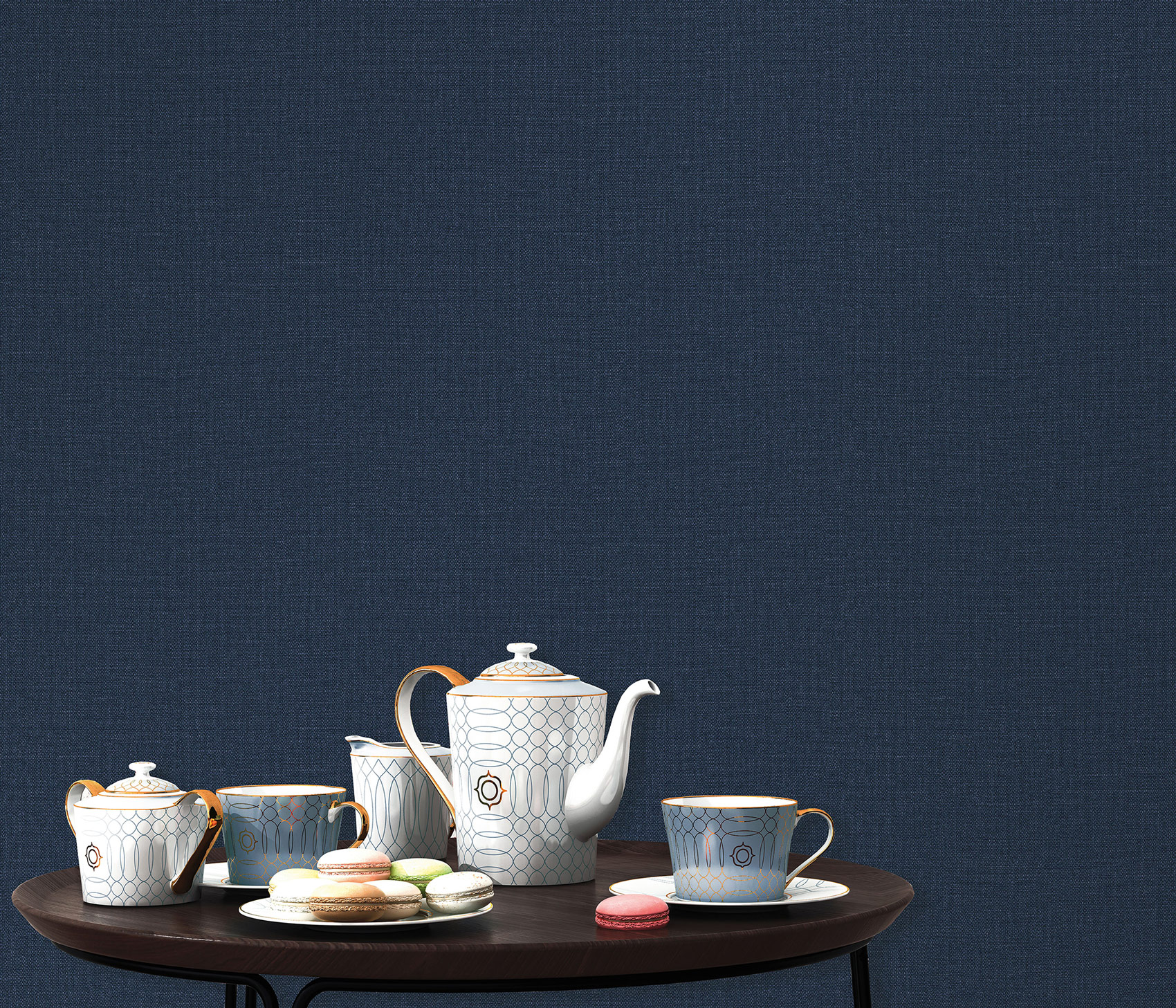 Erismann Vliestapete Elle 4 blau 1044408