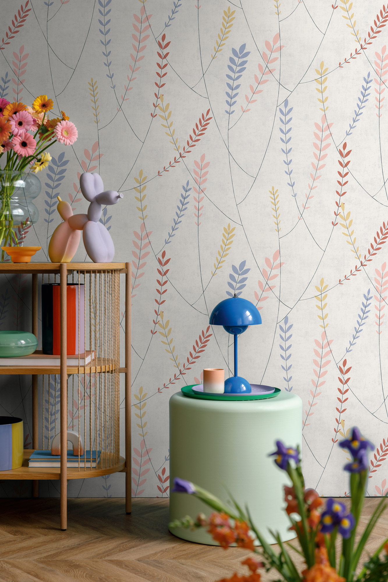 AS Vliestapete Nordic Feeling Floral Grau 791462