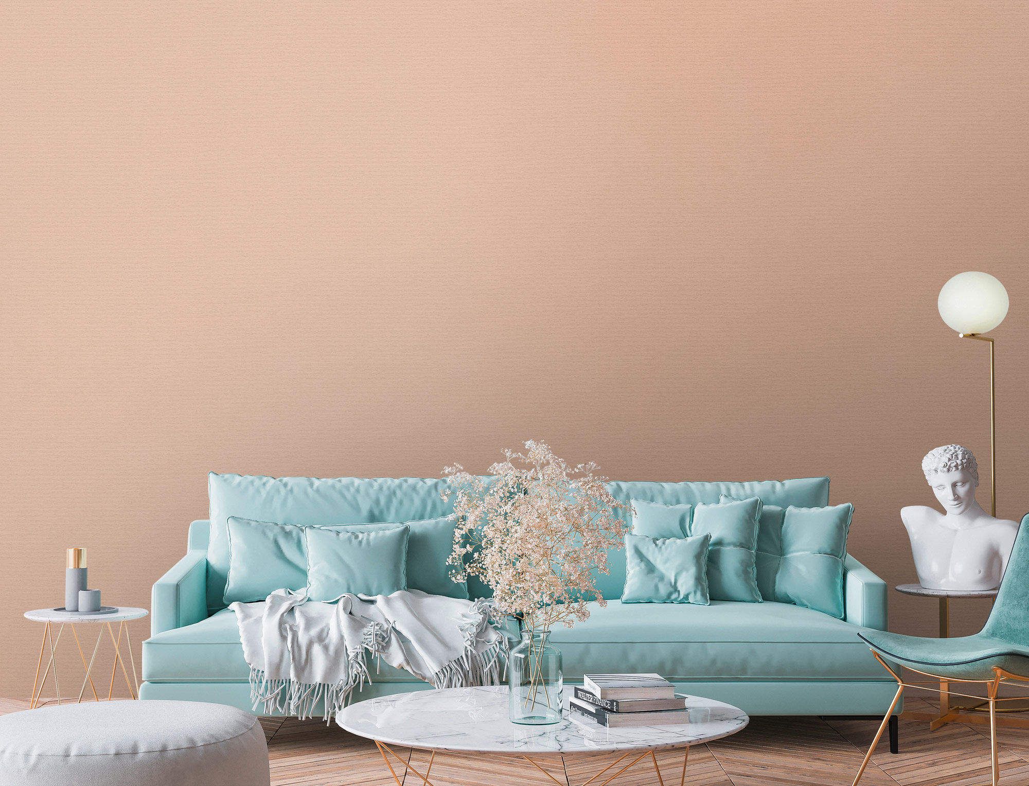 Livingwalls Vliestapete Famous Garden Unitapete 393517