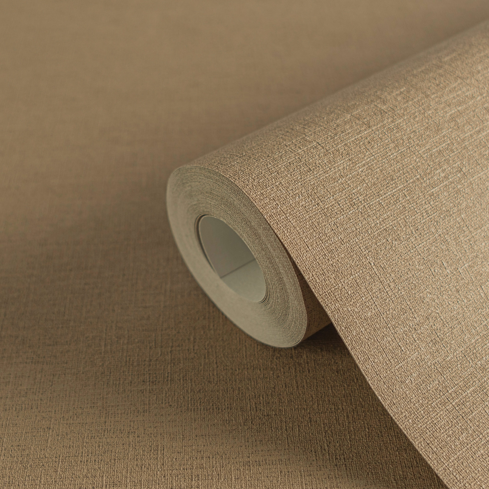 AS Vliestapete Colourful World Unitapete Braun 306892