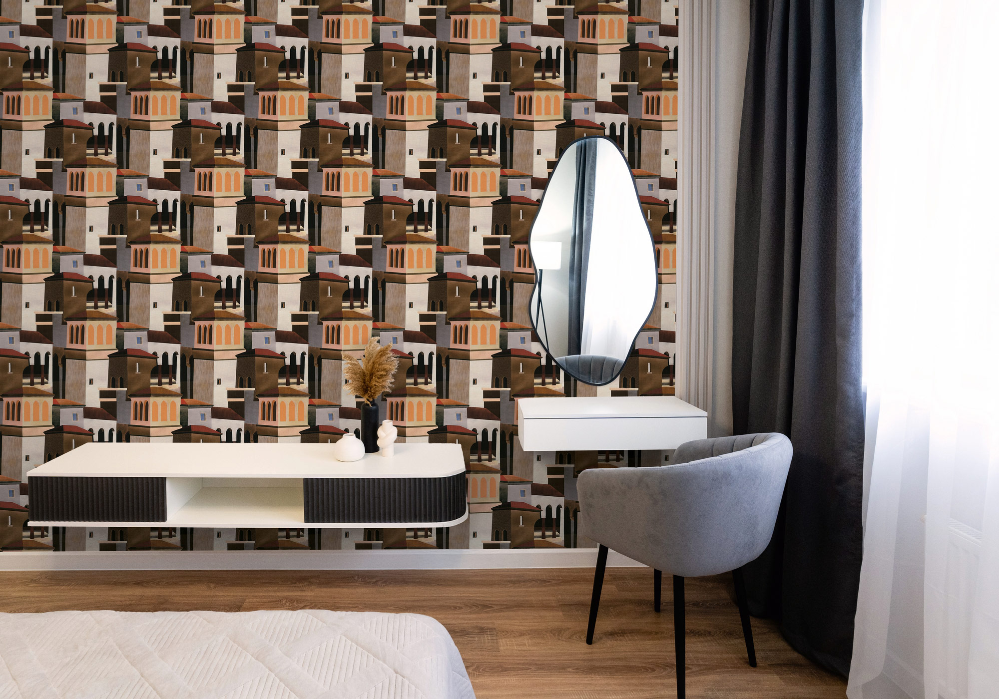 AS Vliestapete PintWalls 3 Architektur Weiß 791871