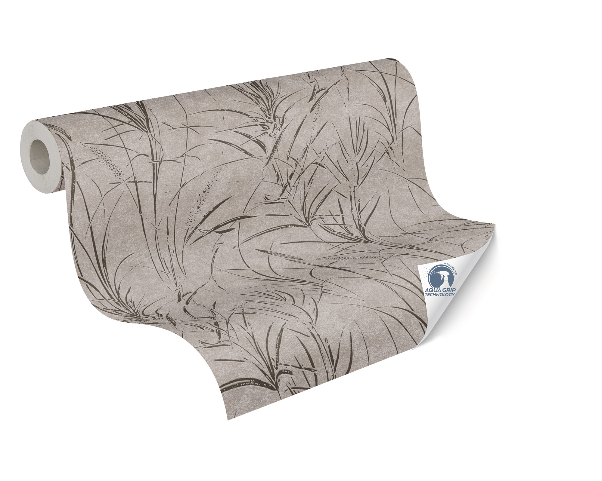 AS Vliestapete Cosiness Designdrop 2 Floral Grau 792824