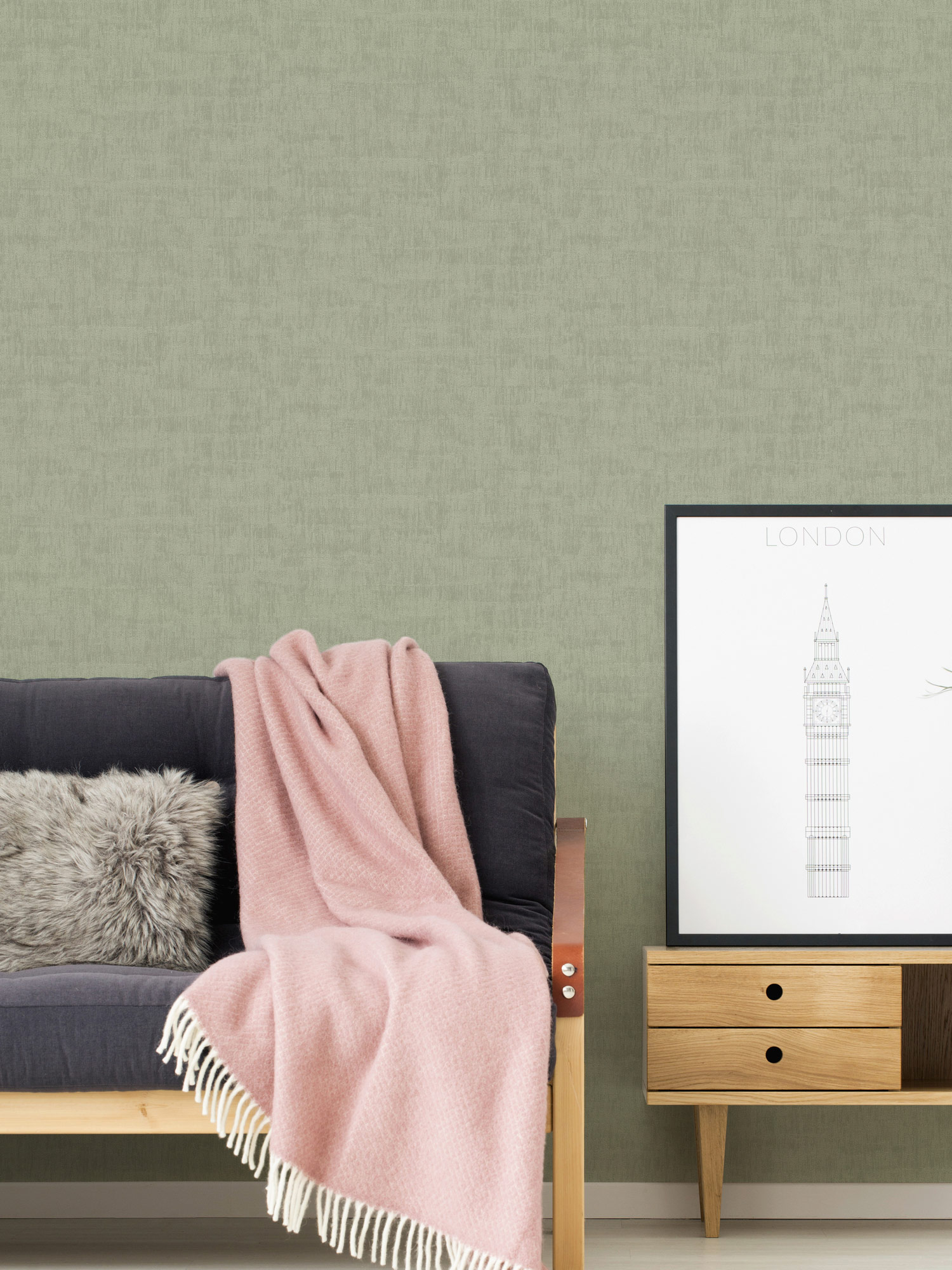 AS Vliestapete Jade 2 Grün Strukturtapete 395037