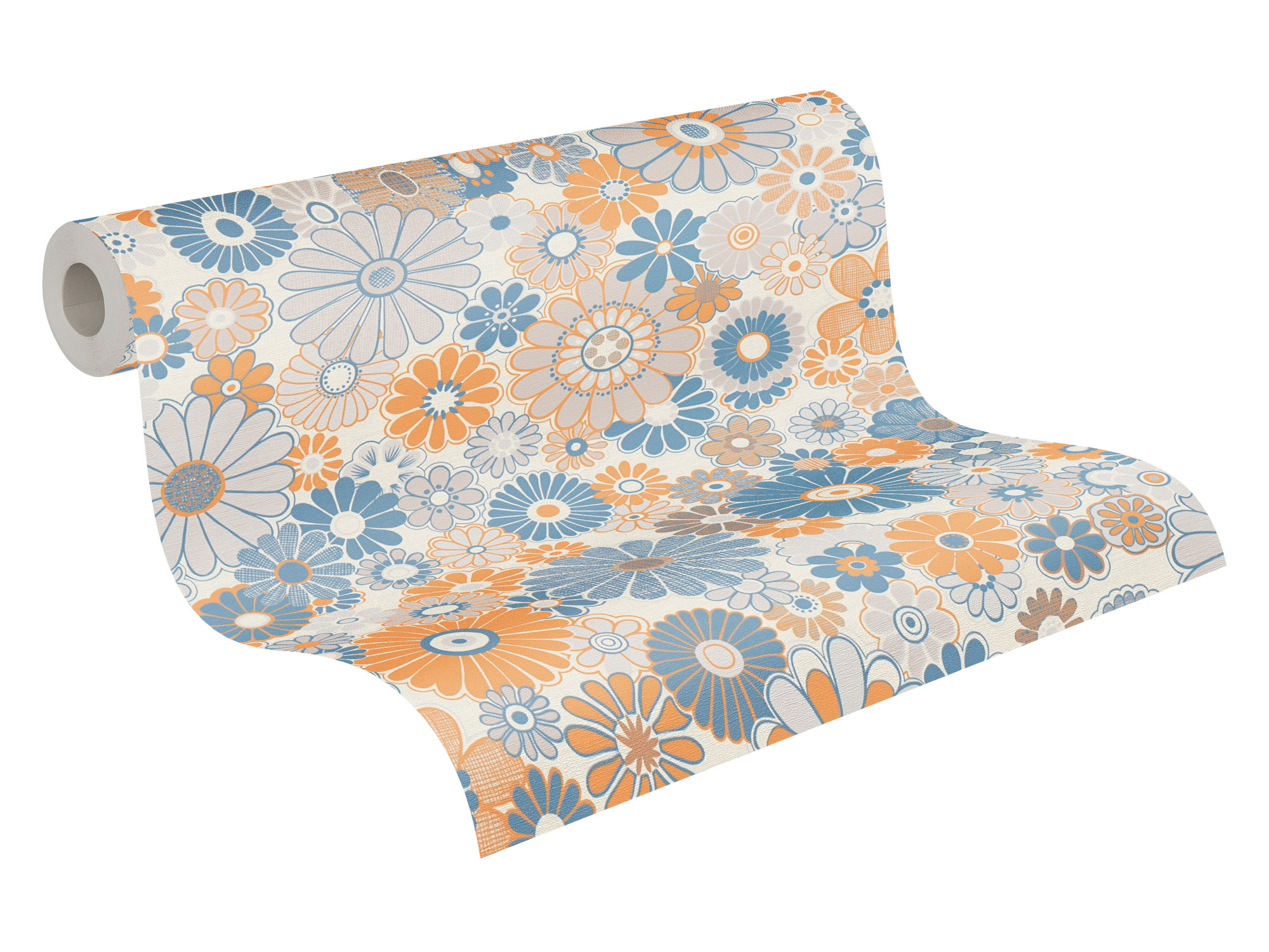 AS Creation Vliestapete Retro Chic Blau 395352