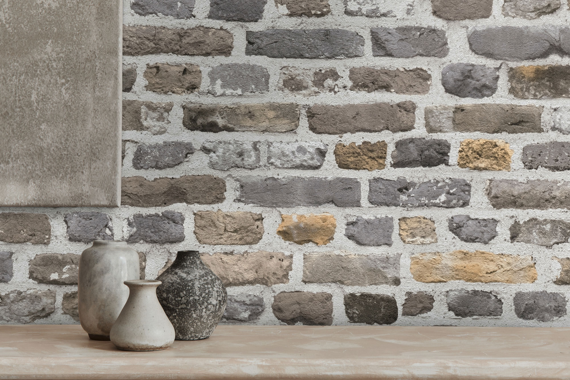 AS Vliestapete Bricks & Stones Backstein Tapete 388292