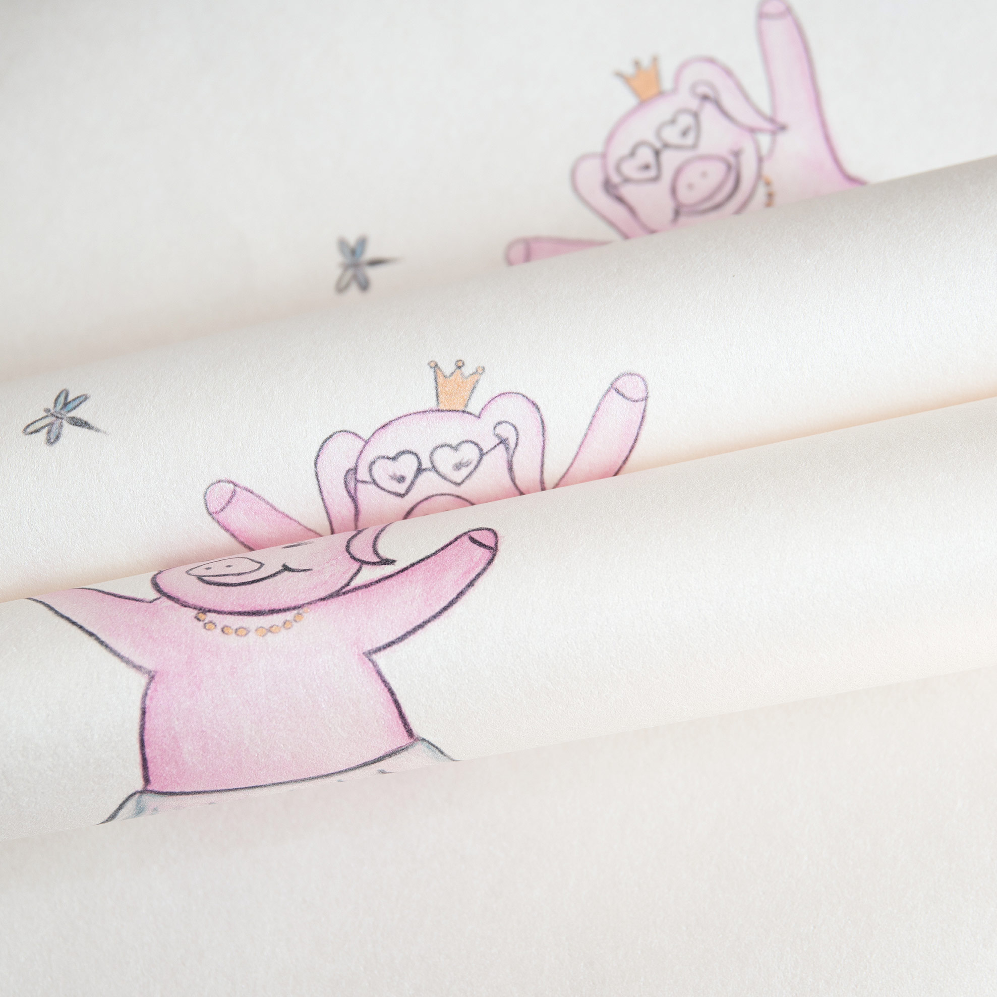 Hohenberger Vliestapete Happy Inner Child Happy Piggy 27571