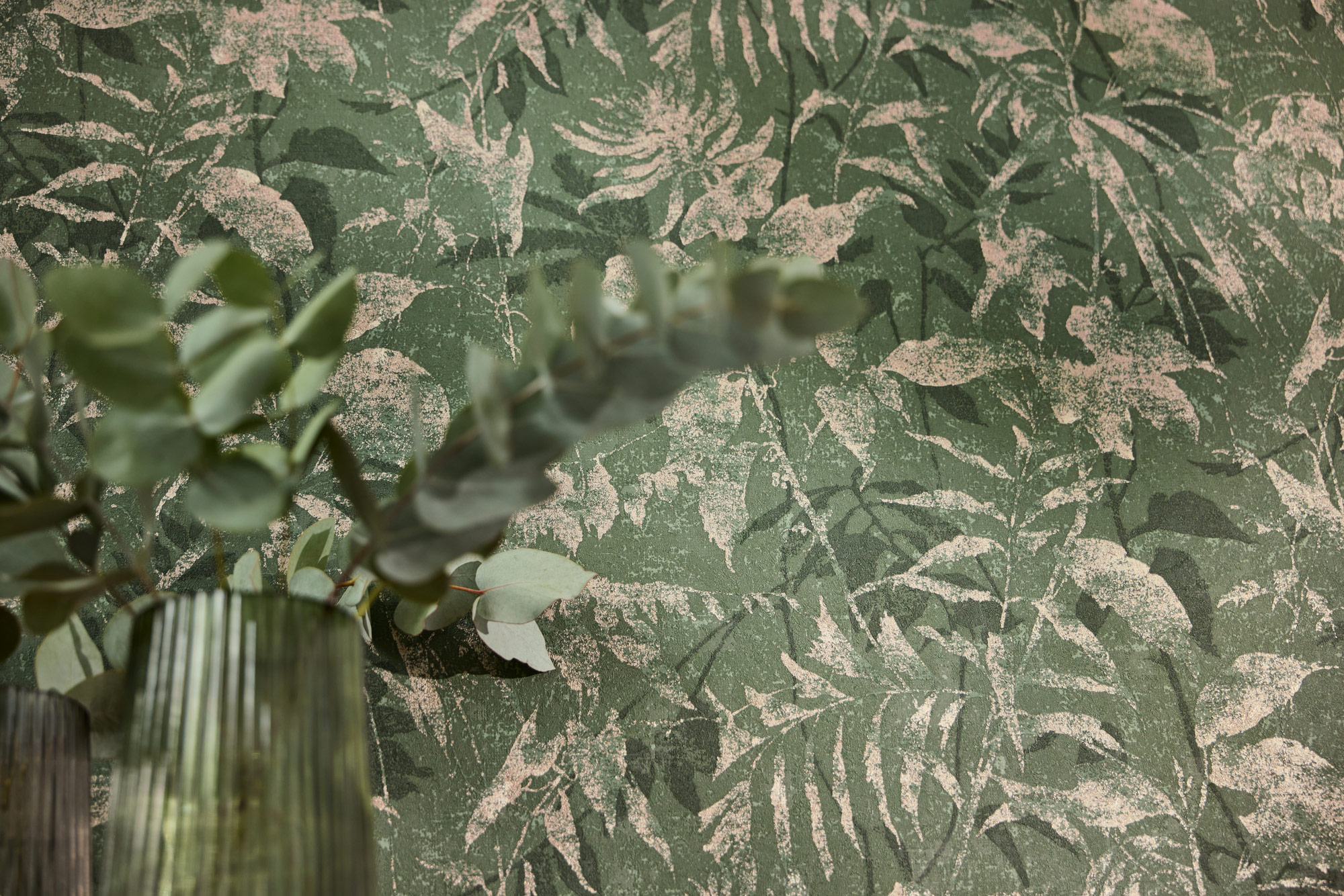 AS Vliestapete MS Hot Spots Floral Grün 782036