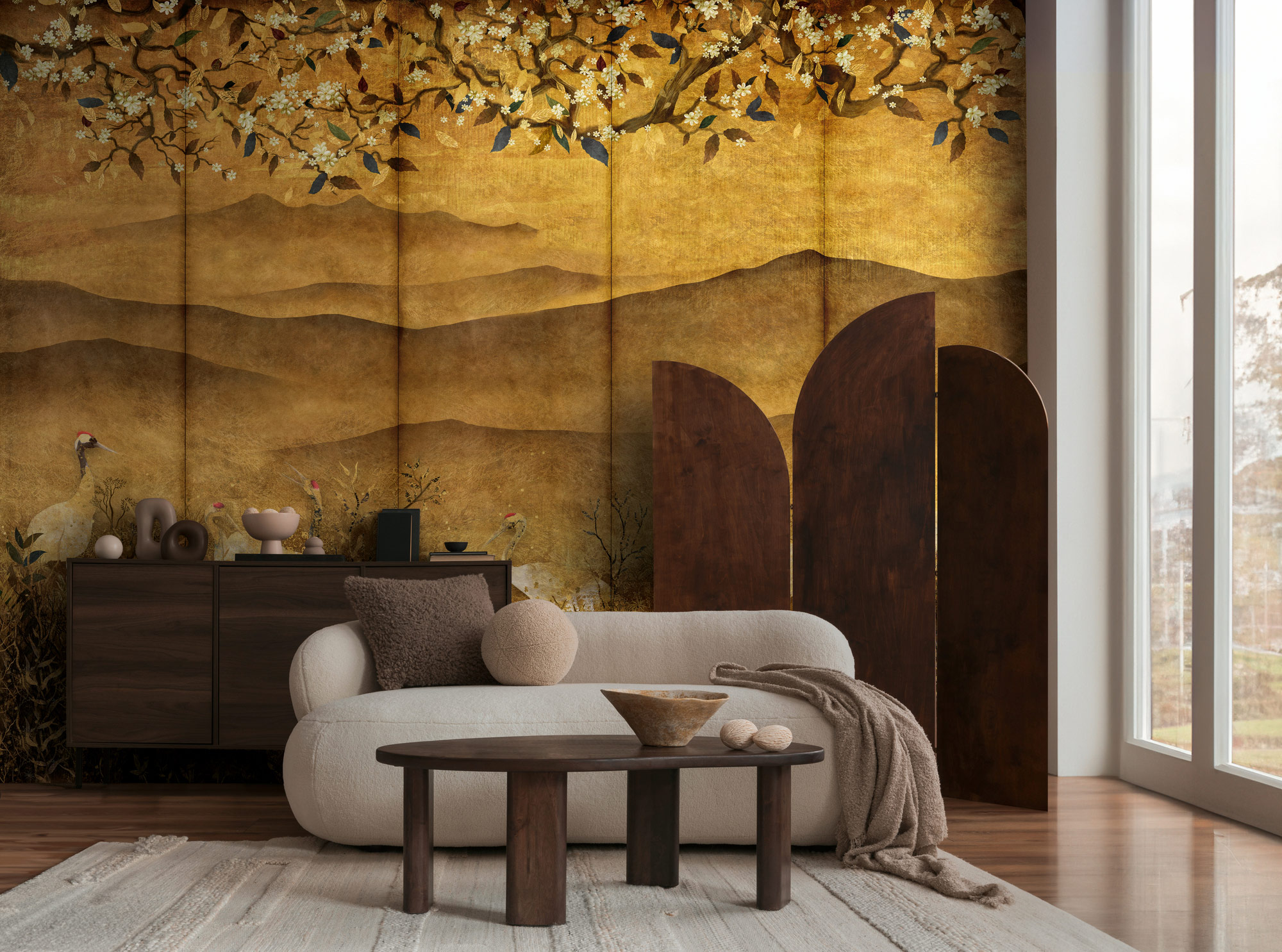 AS Fototapete The Wall 4 Natur Braun 396151