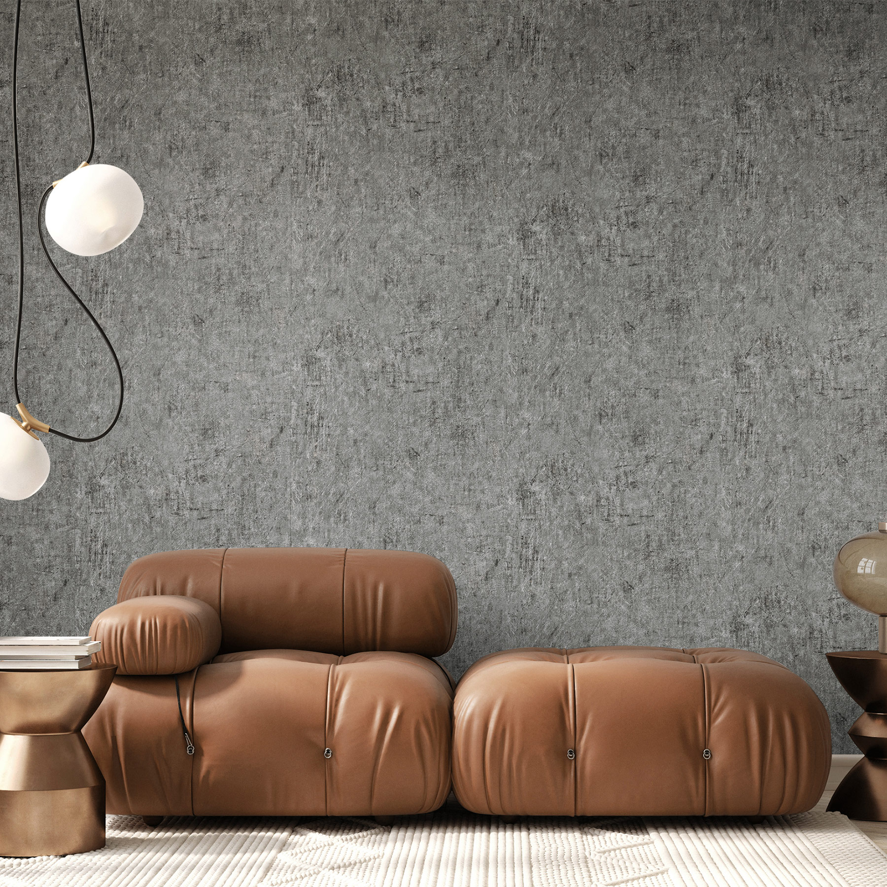 Hohenberger Vliestapete Divino Minerva Anthracite 65302