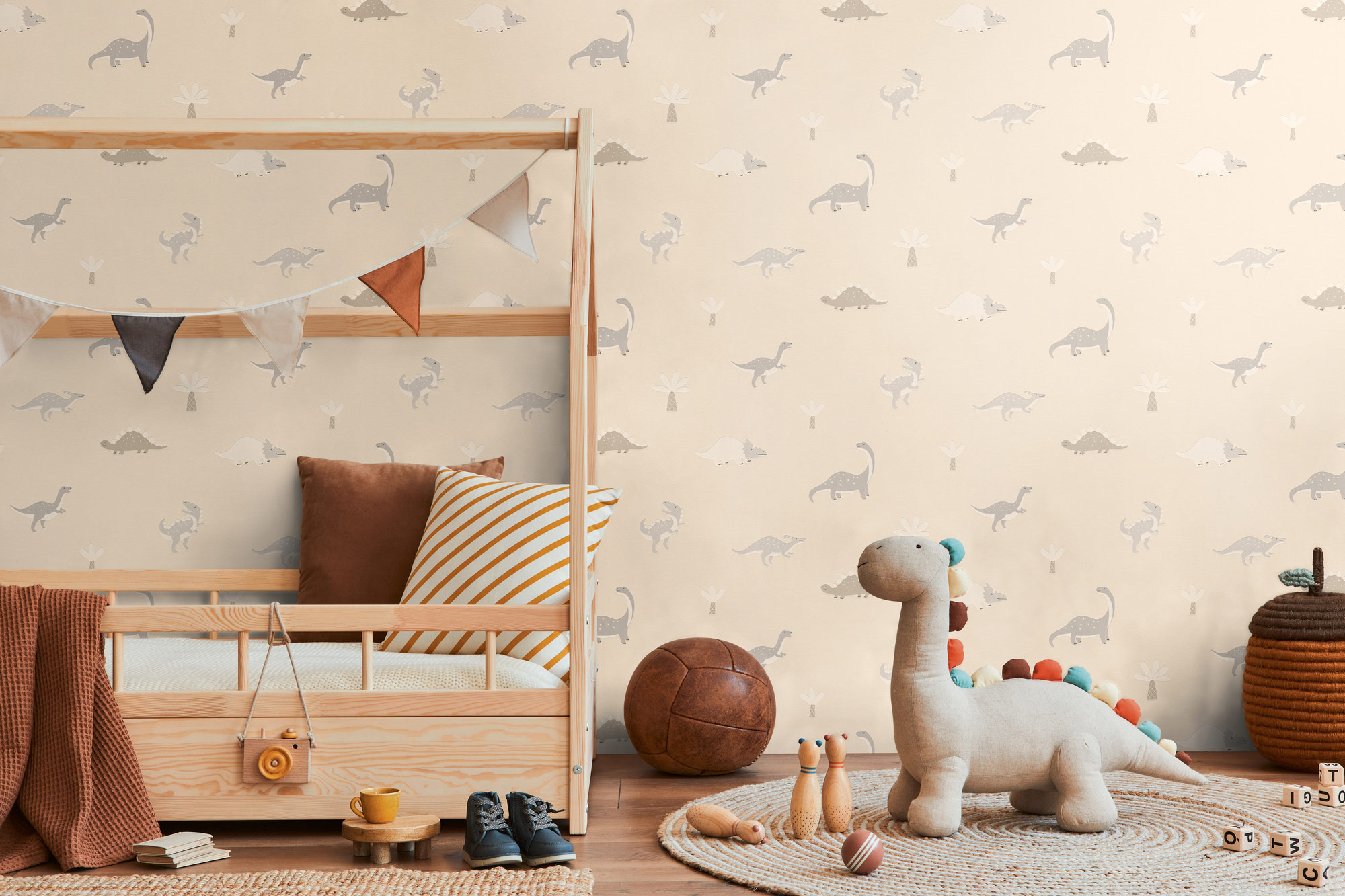 AS Vliestapete Kids Studio Kinderzimmertapete Creme 792573