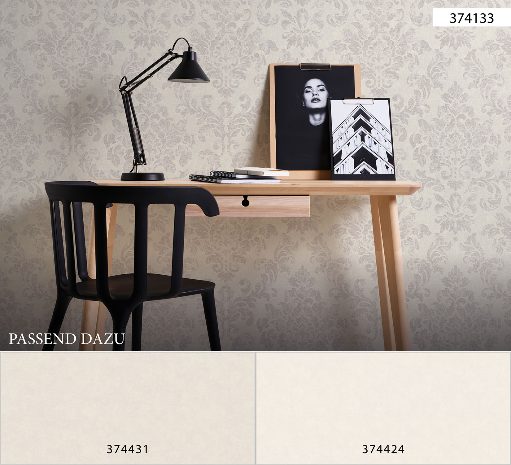 AS Vliestapete Neue Bude 2.0 II Barock Tapete weiss 374133