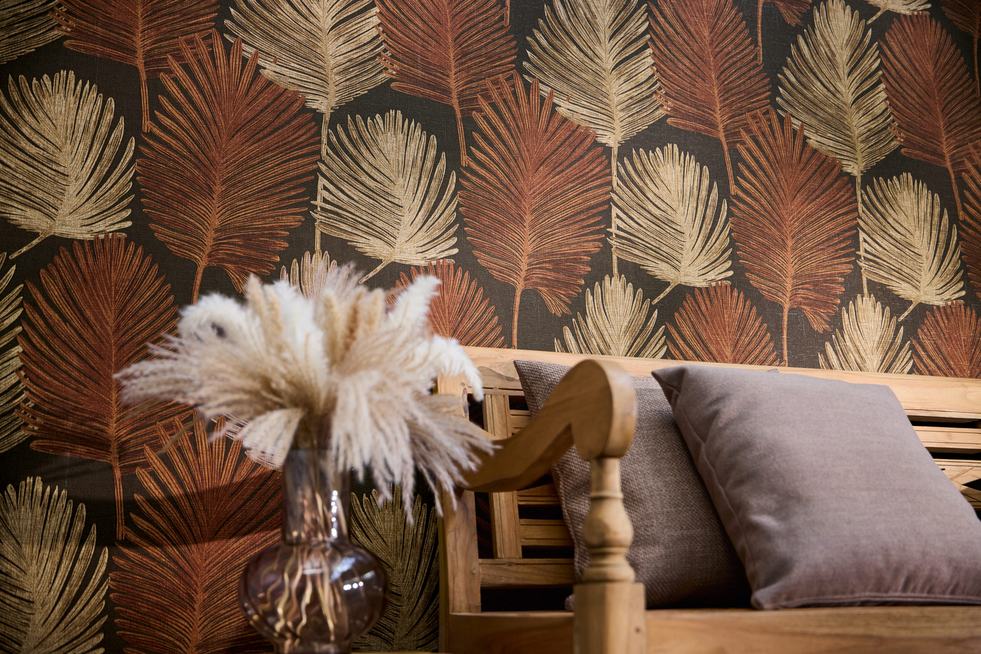 AS Vliestapete MS Hot Spots Floral Braun 786735