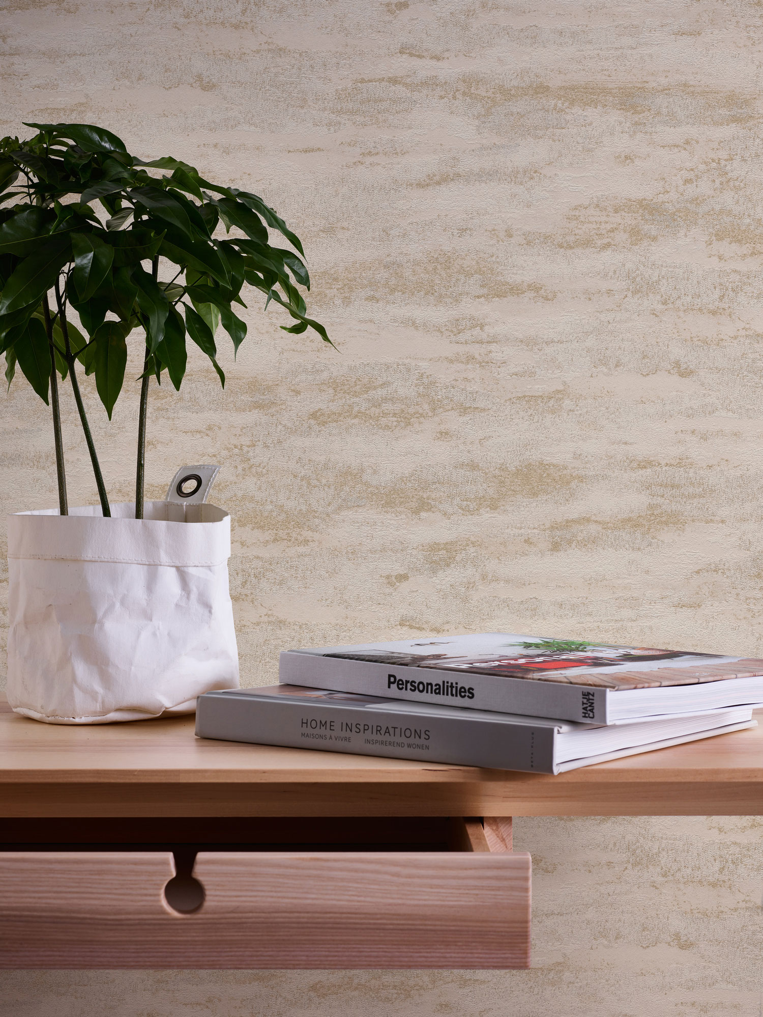 AS Vliestapete Attractive 2 Putzoptik Beige 390414