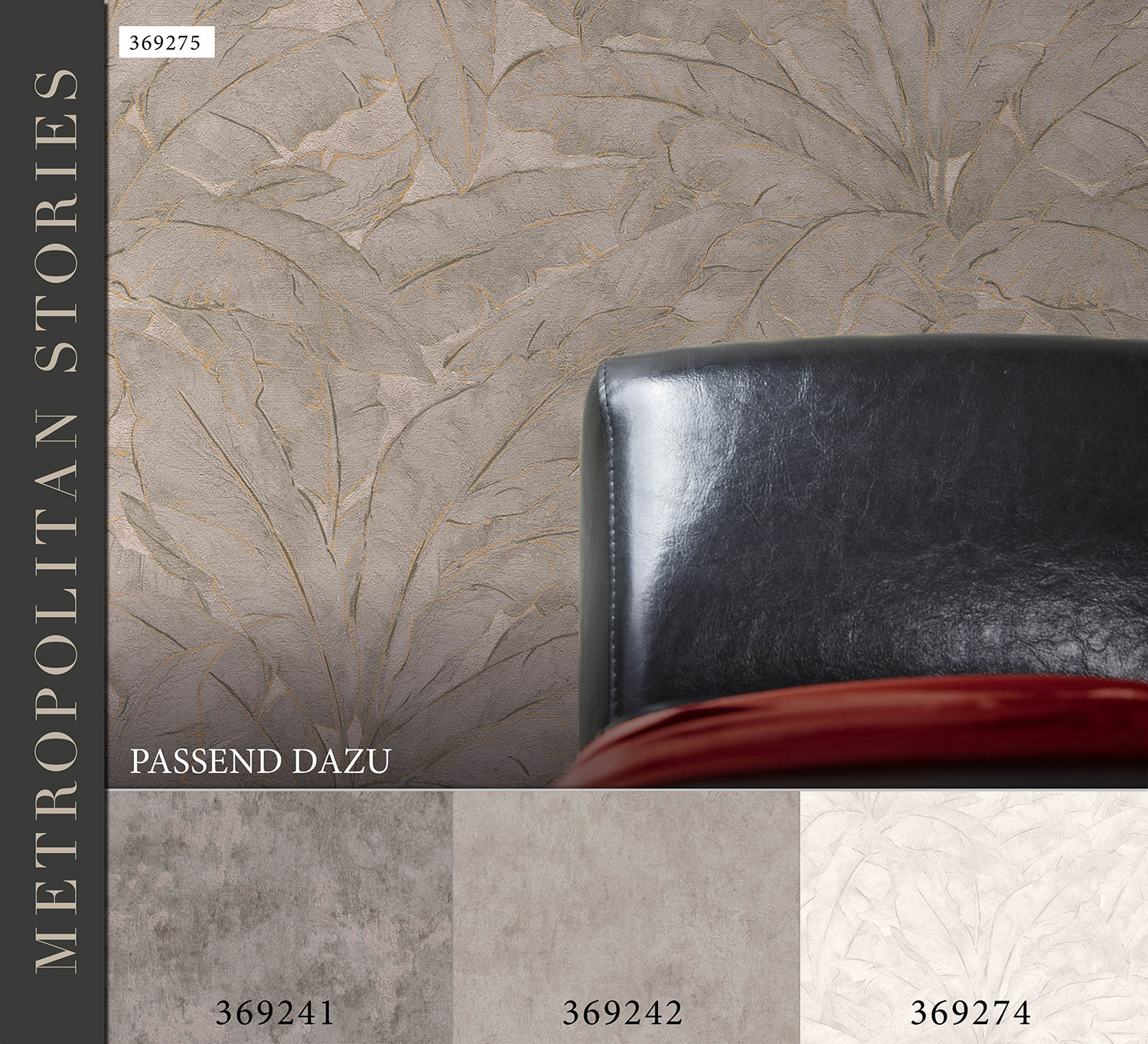 AS Vliestapete MS Hot Spots Unis Grau 369241