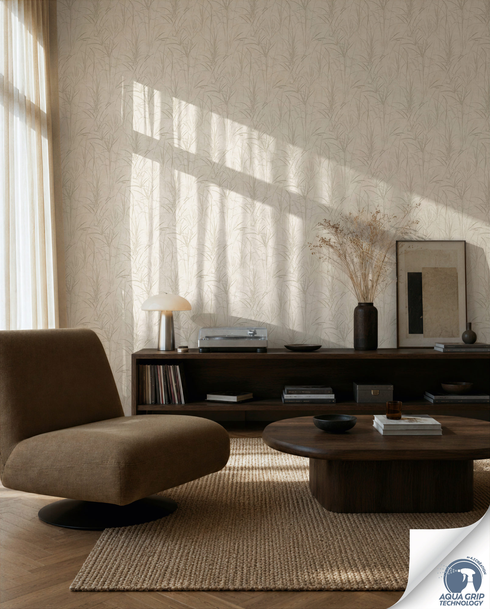 AS Vliestapete Cosiness Designdrop 2 Floral Creme 792821