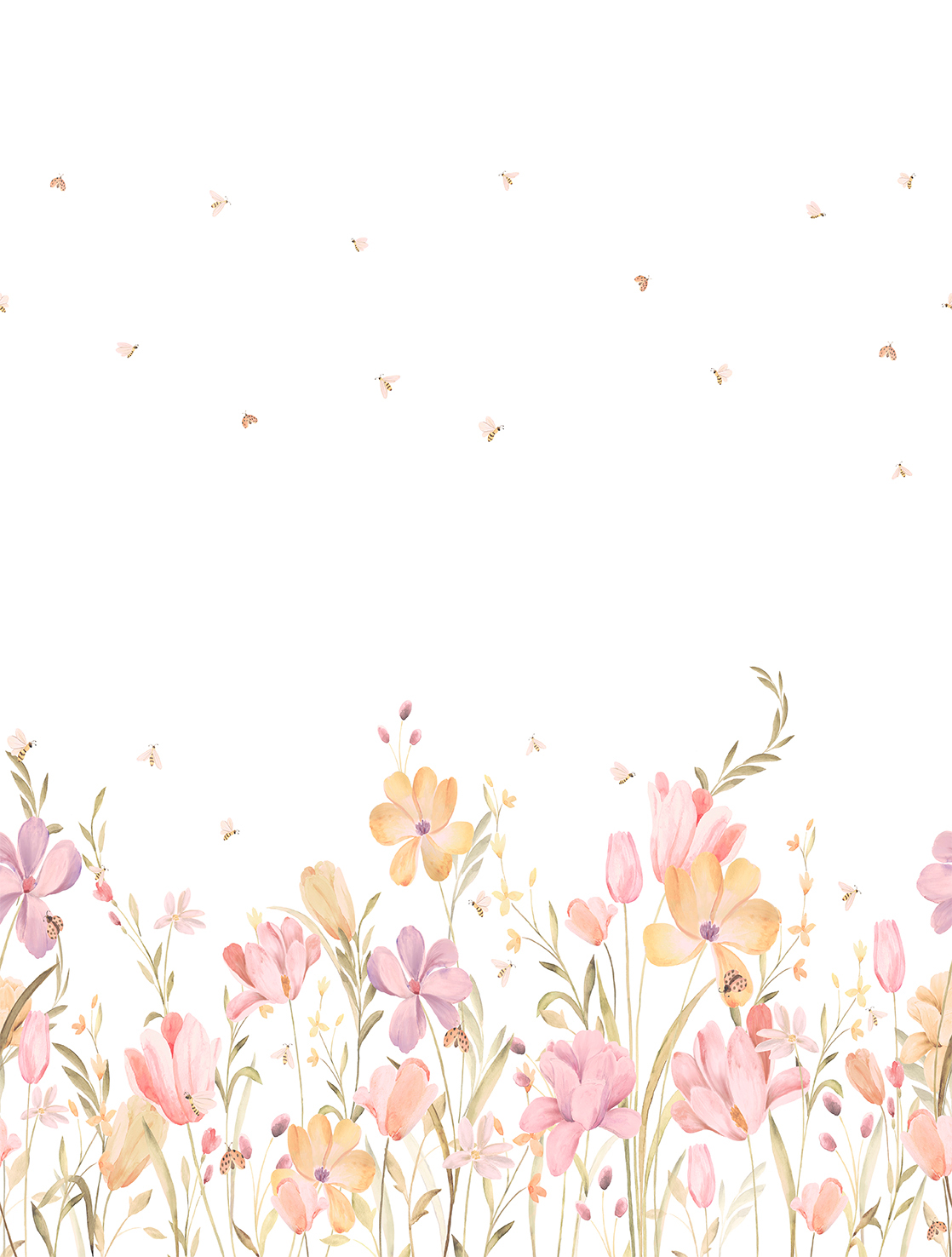 Decoprint Fototapete Cute Walls Honiblumen CW61291