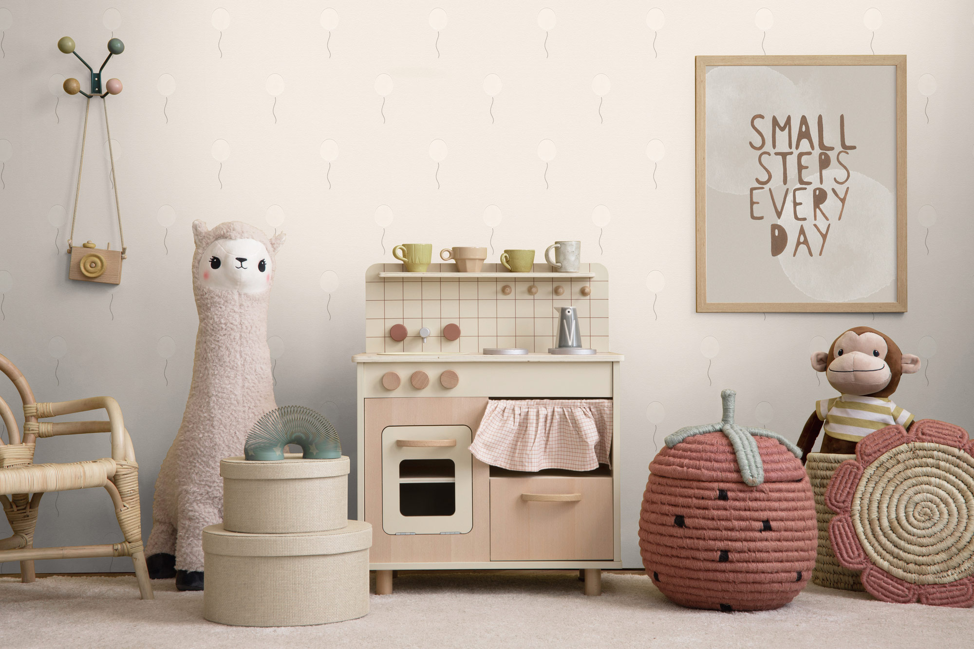 AS Vliestapete Kids Studio Kinderzimmertapete Creme 792642