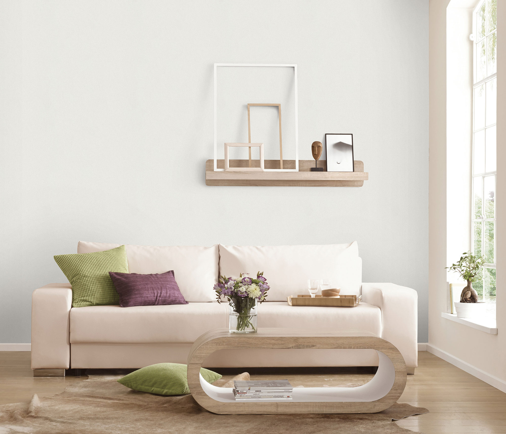 Erismann Vliestapete Elle 3 creme Unis 1033525