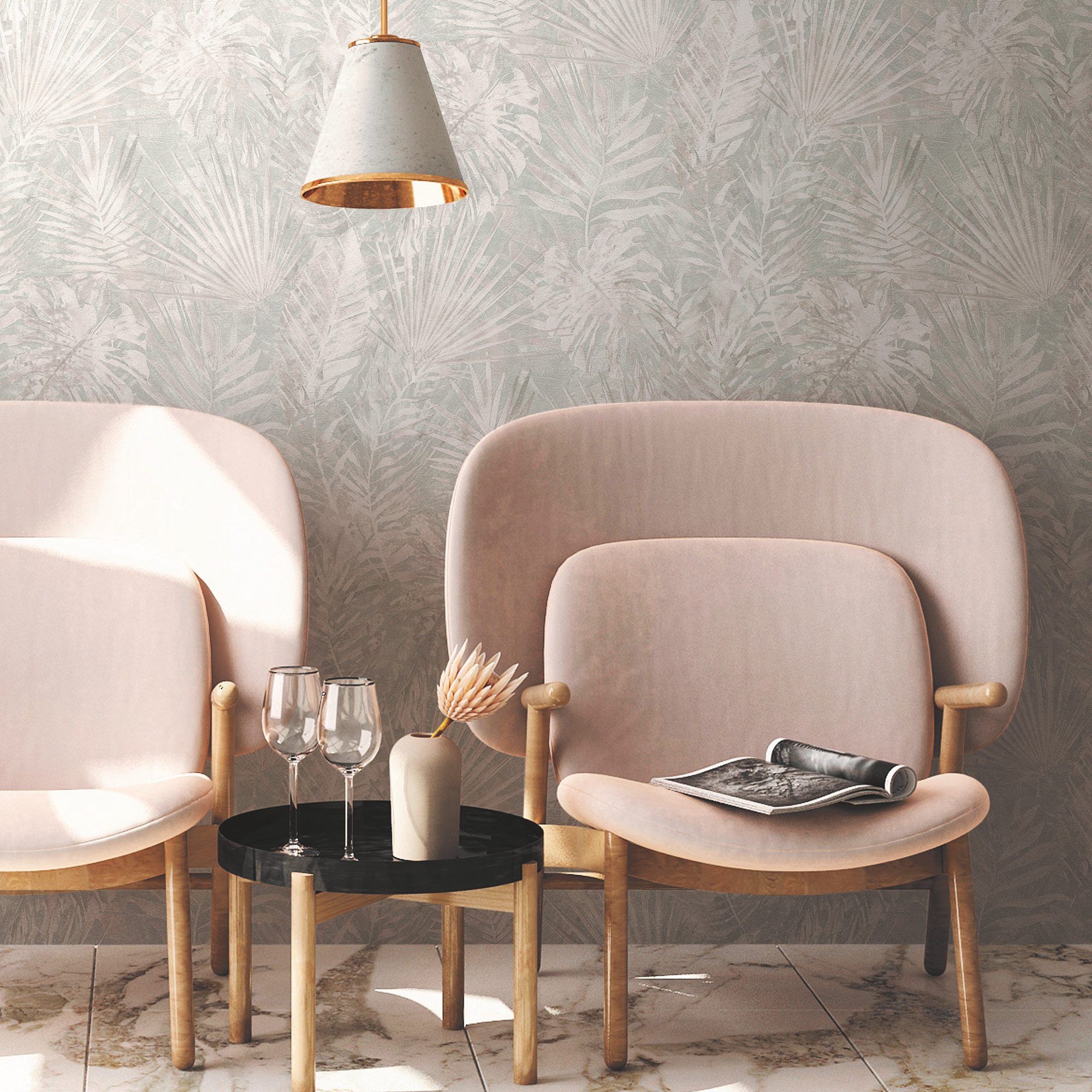 AS Vliestapete Deco Satintapete Dschungeltapete 386384