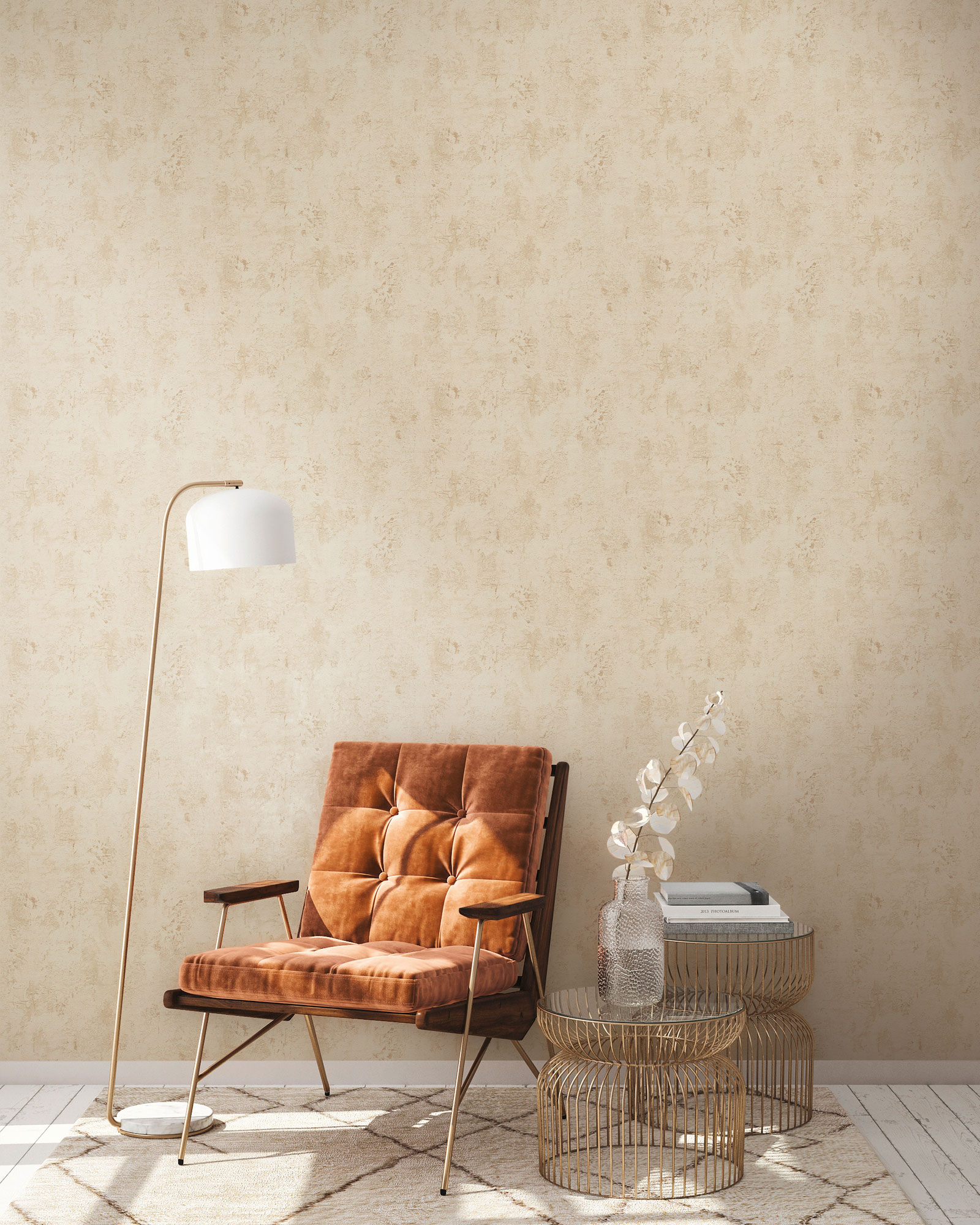 AS Vliestapete The BOS beige Steinoptik 388237