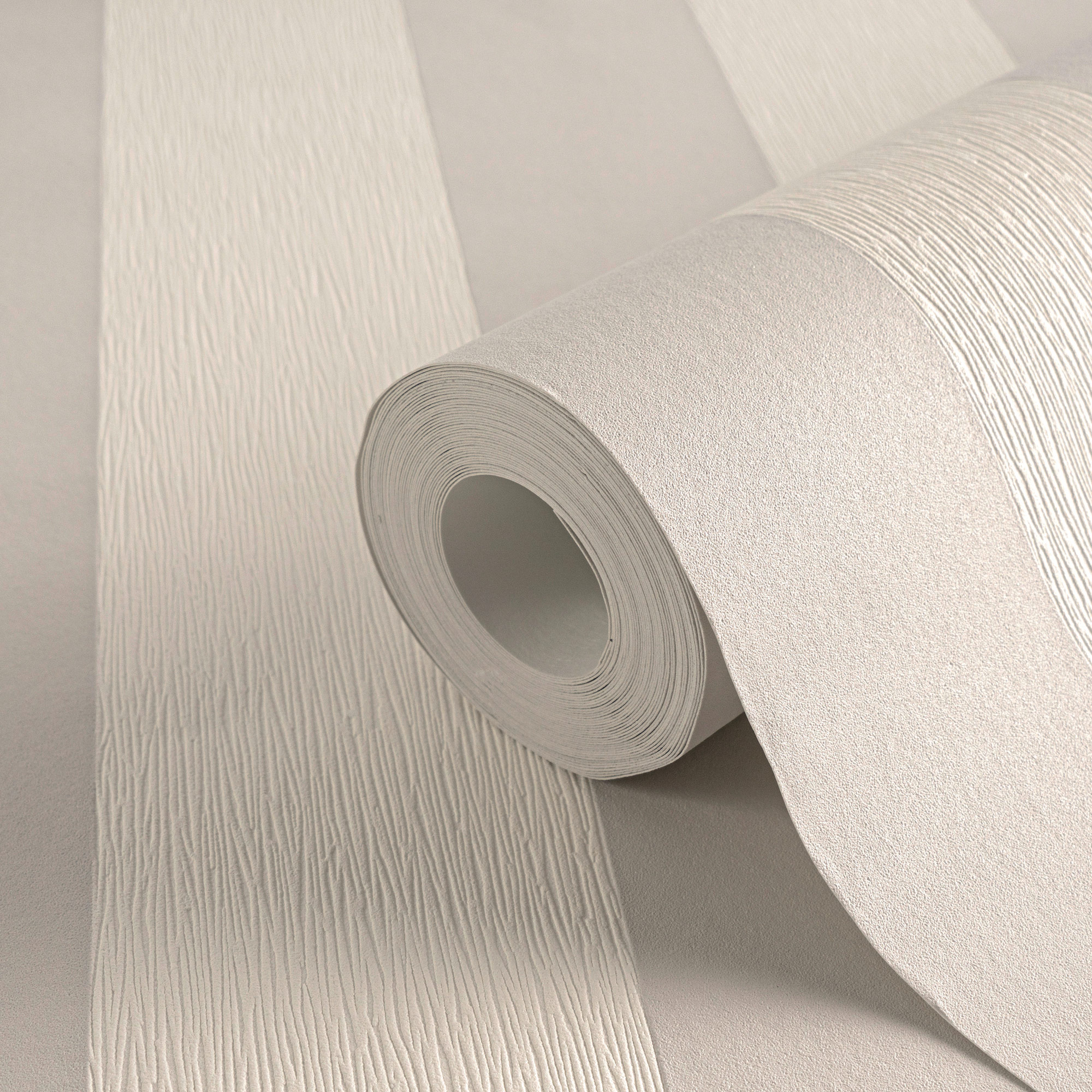 AS Vliestapete Casual Living Grau Streifentapete 381012