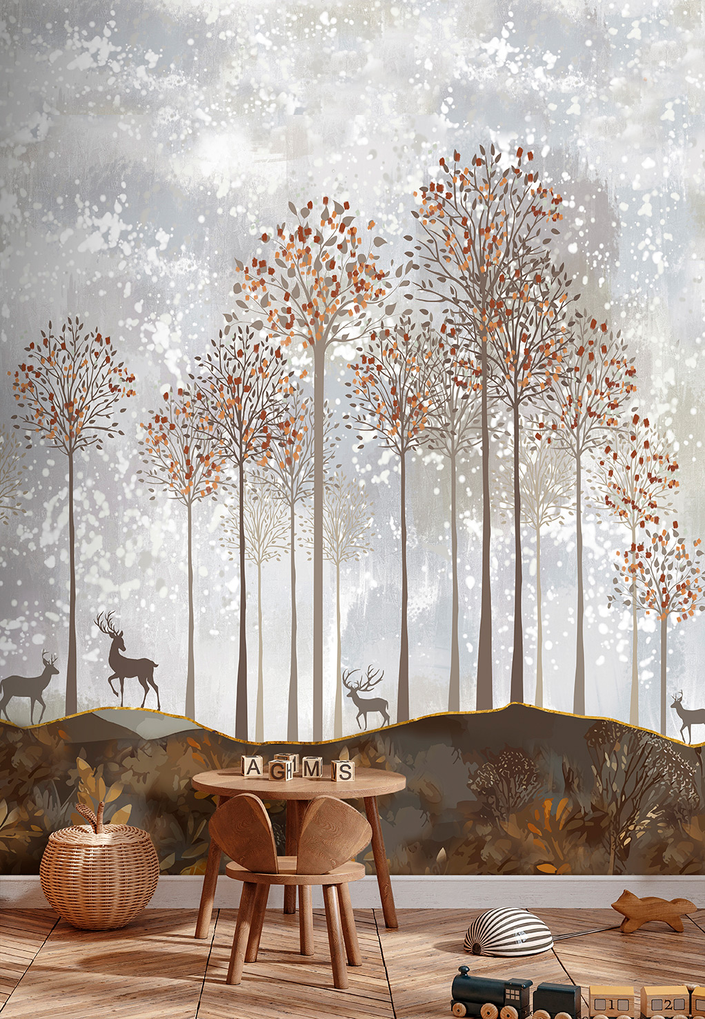 Decoprint Fototapete Cute Walls Waldhirsch CW60472