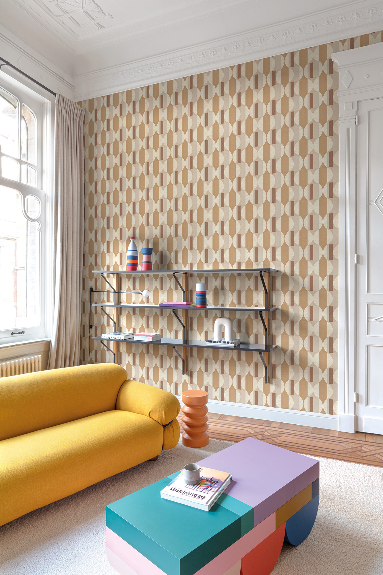 Grandeco Vliestapete Wood Retro CU3105