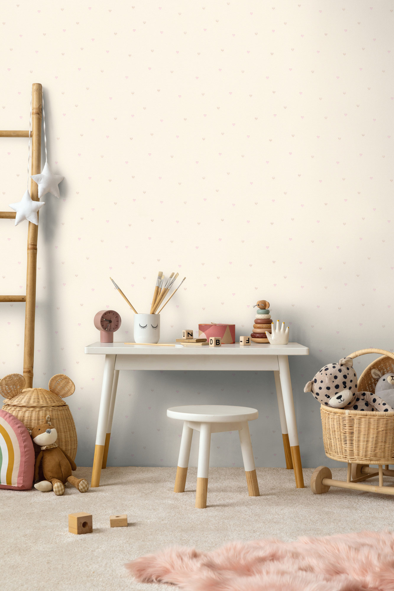 AS Vliestapete Kids Studio Kinderzimmertapete Weiß 792121