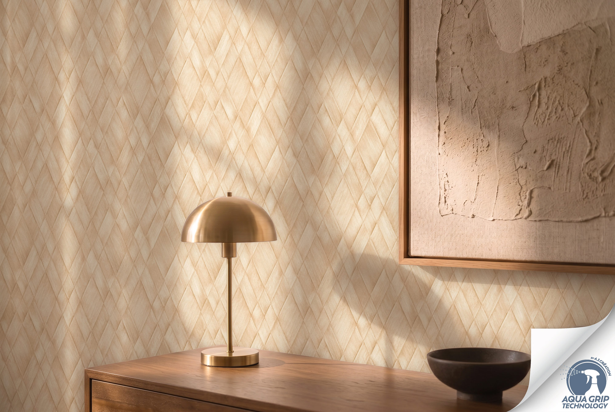 AS Vliestapete Cosiness Designdrop 2 3D-Optik Beige 793133