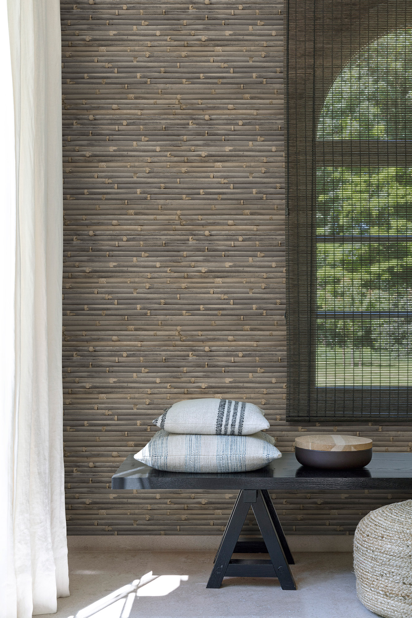 Grandeco Vliestapete Wanderlust Holzoptik WL1103