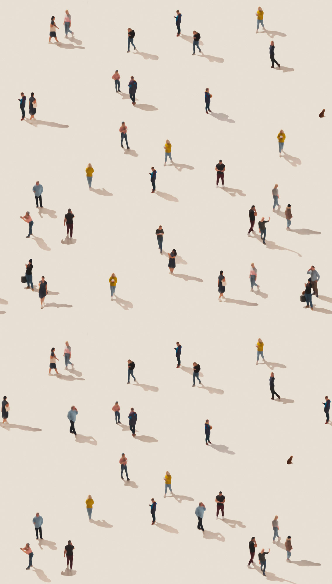 Livingwalls Vliestapete The Wall 3 Menschen 398671