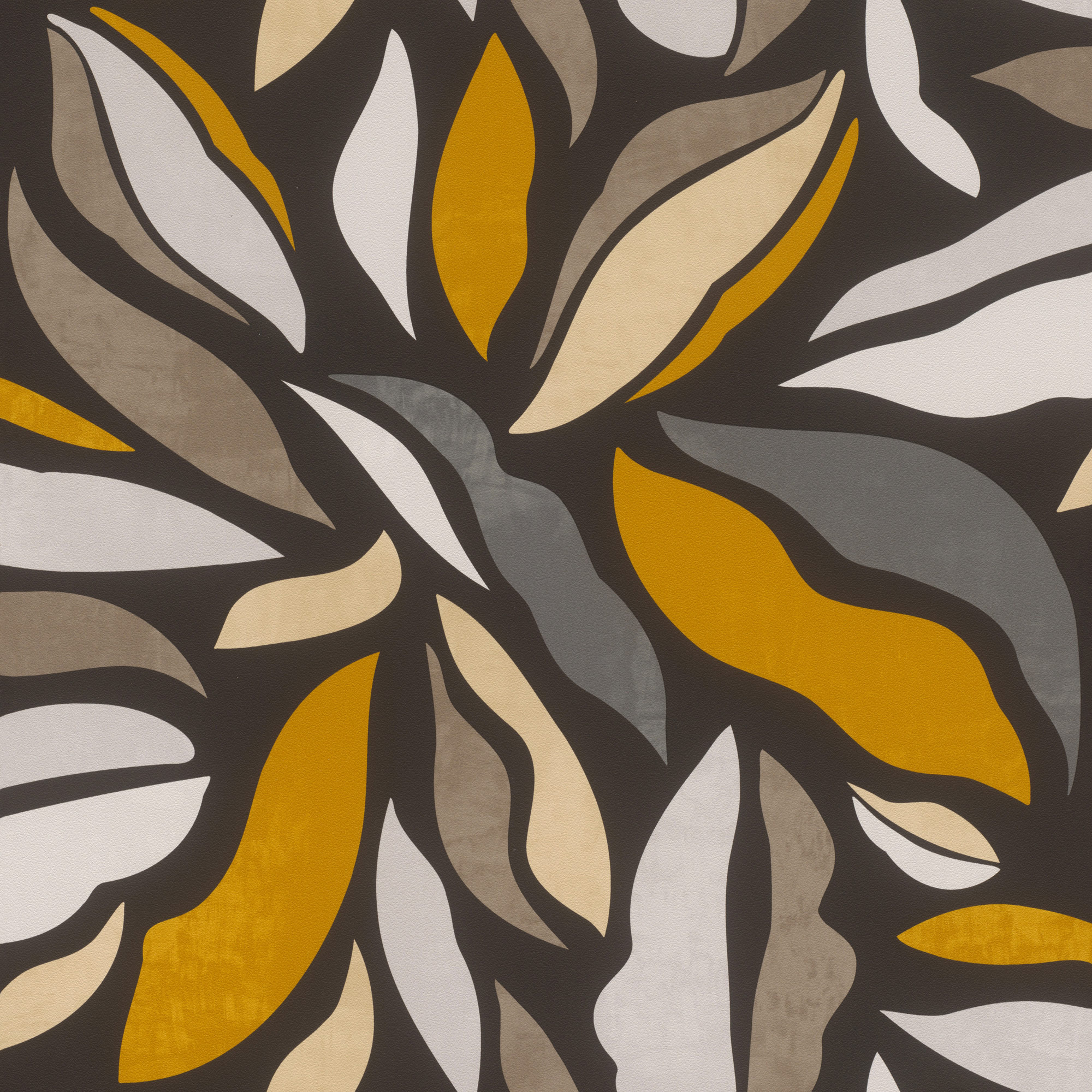 Rasch Vliestapete Symphony Gelb-Ocker 869316