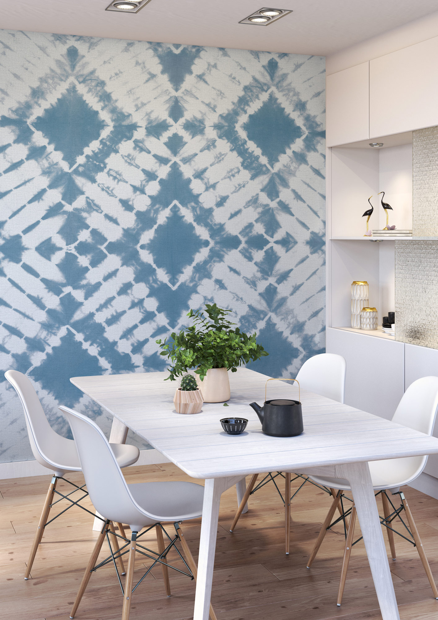 Rasch Fototapete Beachhouse Blau 367652