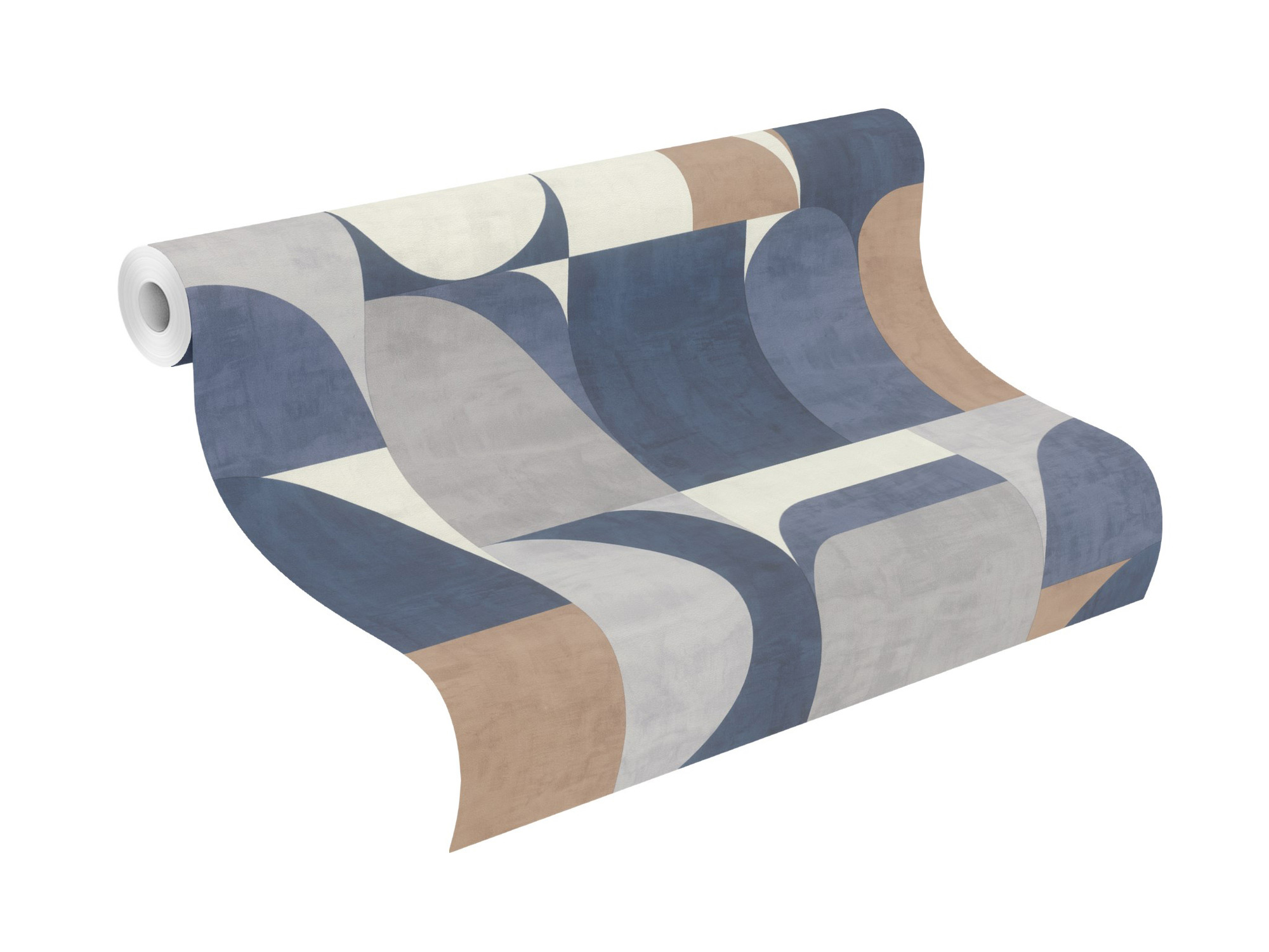 Rasch Vliestapete Symphony Blau-Taubenblau 866544