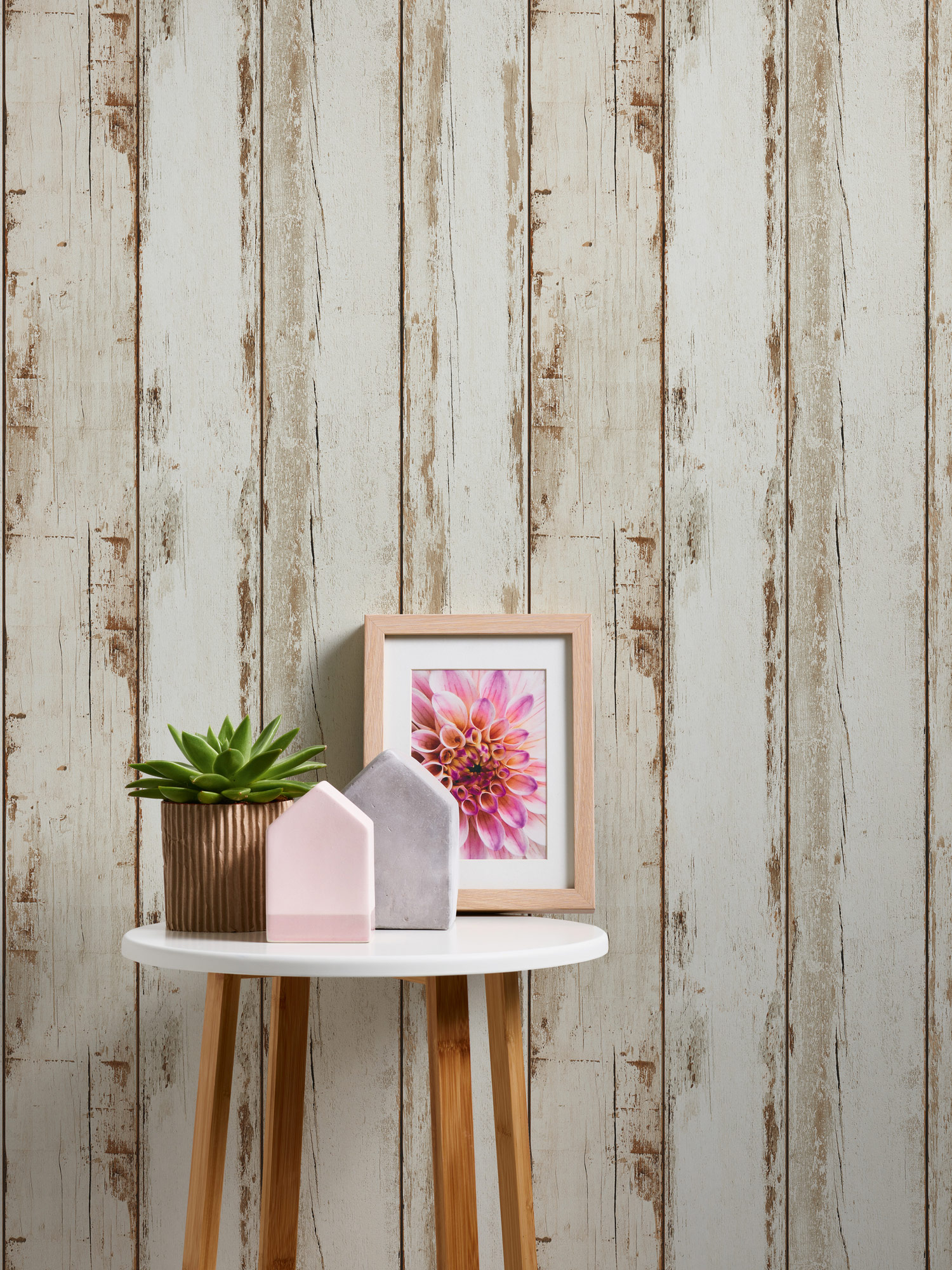 AS Vliestapete Elements 2 Holzoptik Creme 368931