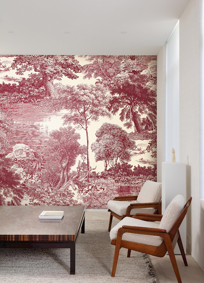 Masureel Fototapete Amazone Salcey Burgundy DGSAL1051260