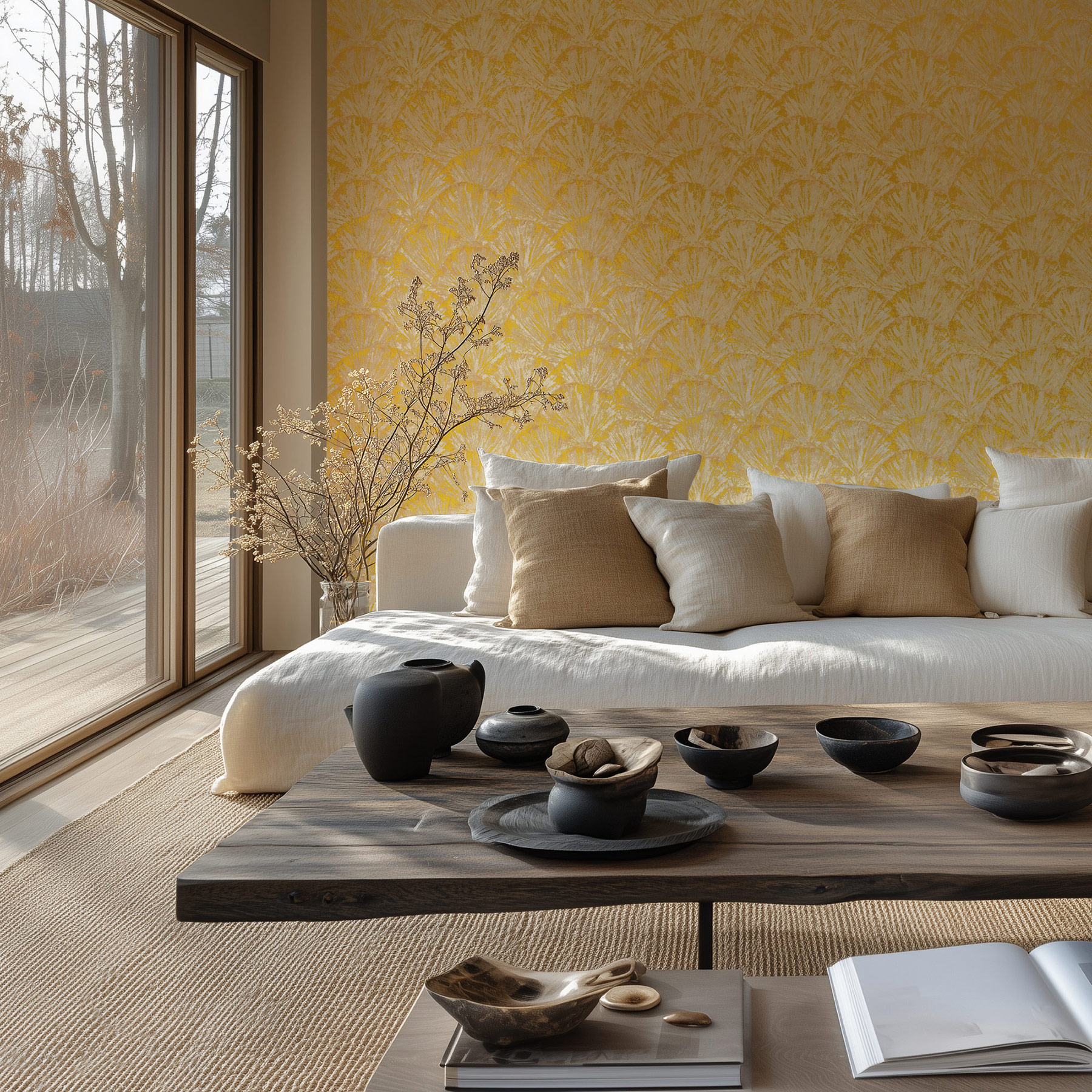 AS Vliestapete MS Hot Spots Grafik Gelb 781984