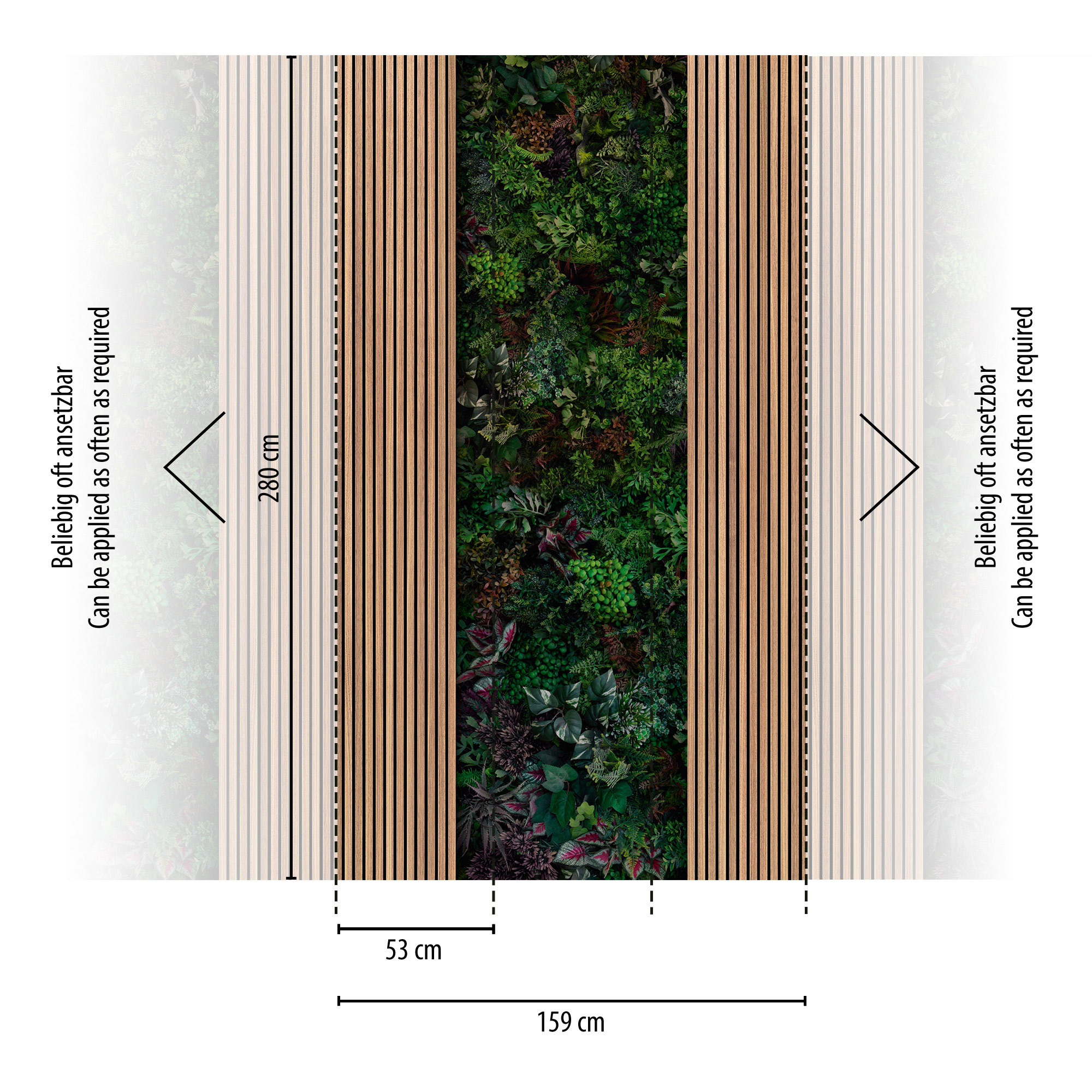 Livingwalls Vliestapete The Wall 3 Wandpaneel Optik 398521
