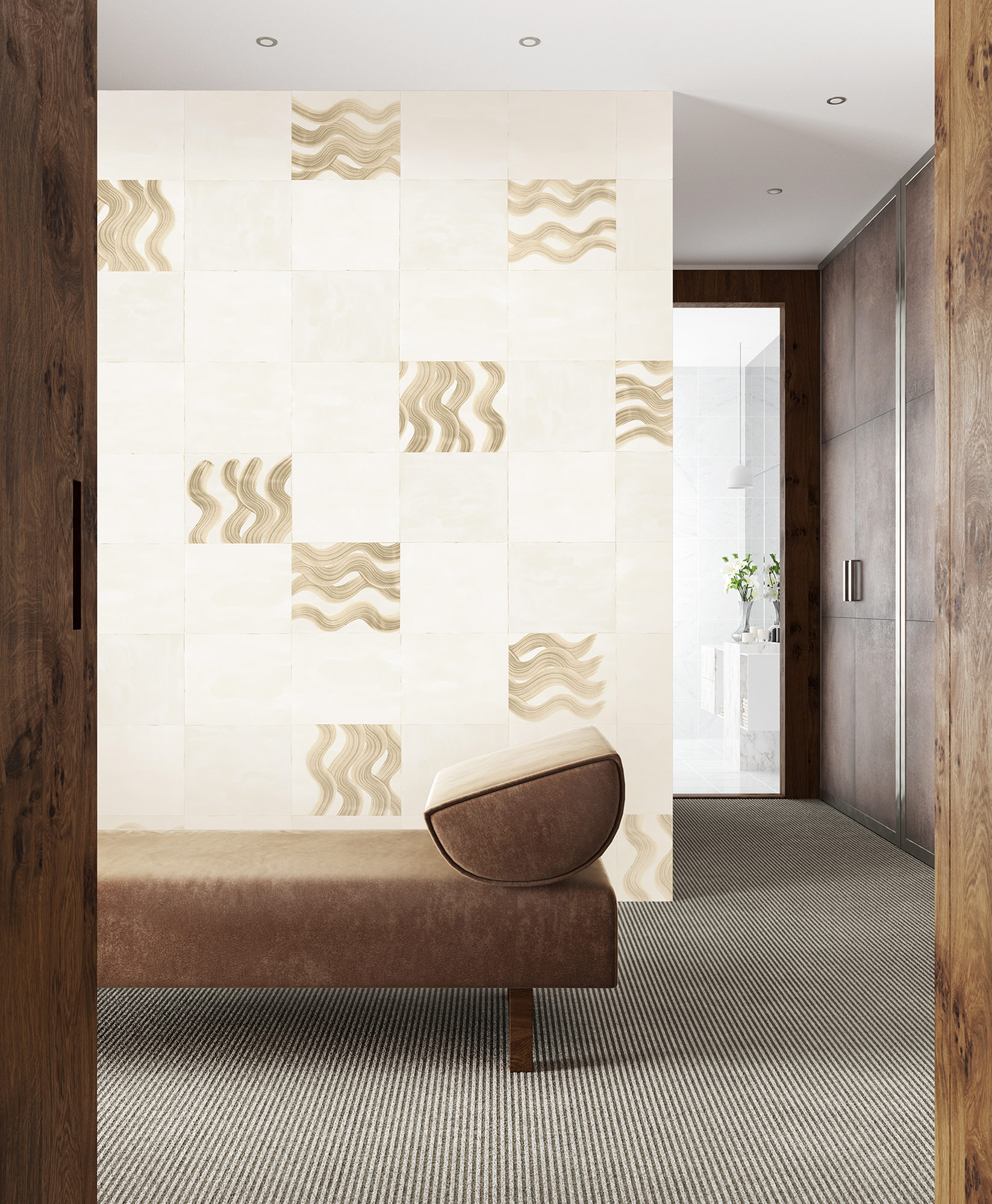 Masureel Fototapete Panel Traces Yugen Sand DGTRA6011260