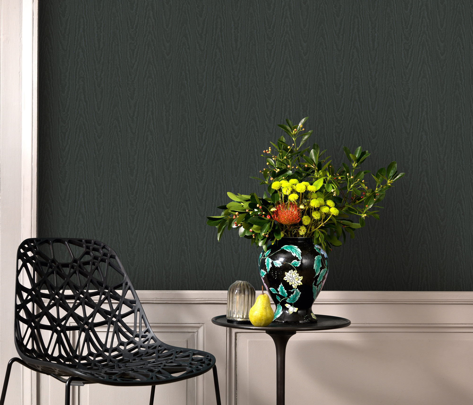 Erismann Vliestapete Versailles schwarz 1029115