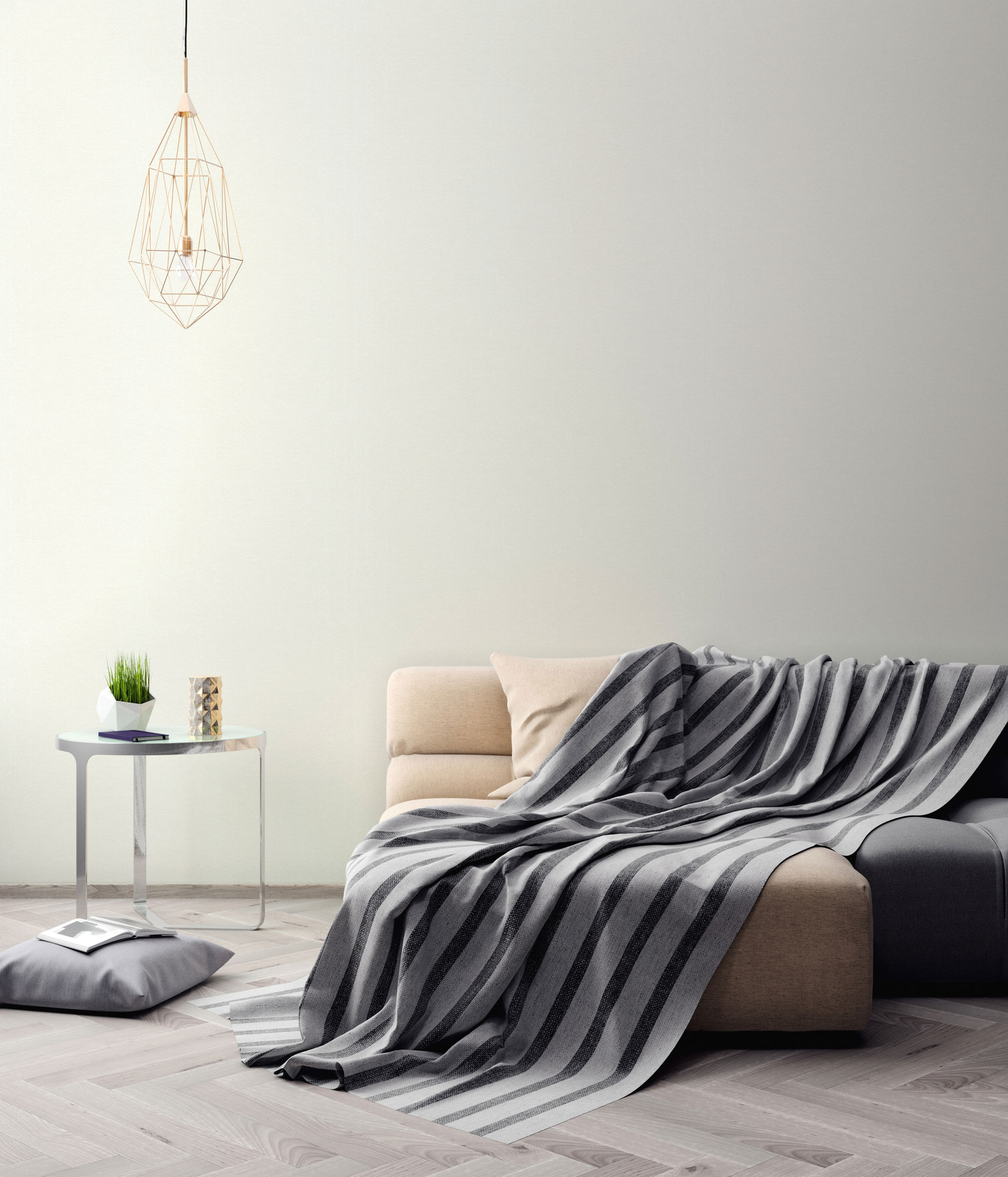 Livingwalls Vliestapete Premium Wall 2 einfarbig 358663