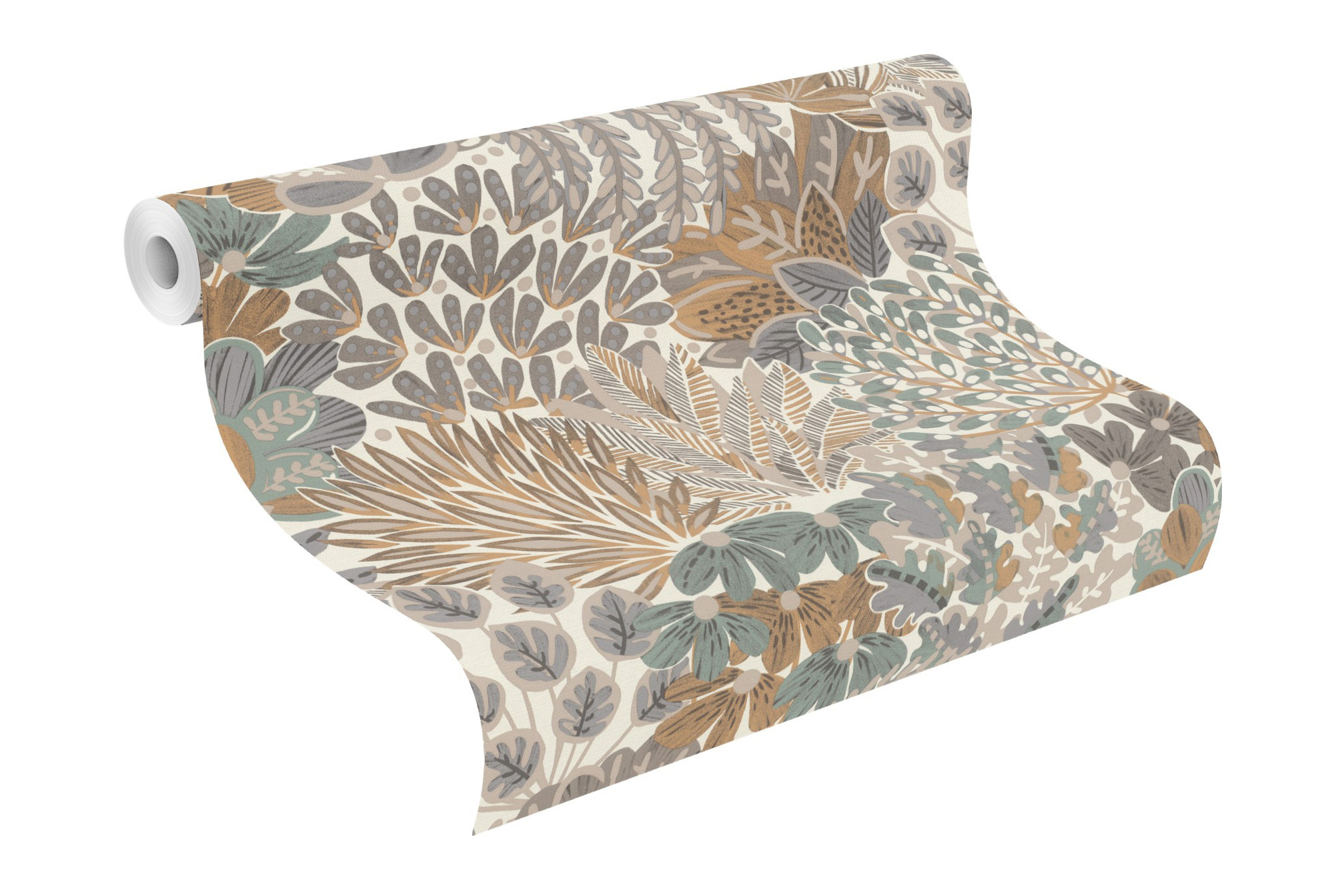 Rasch Vliestapete Allegretto Grau-Mittelgrau 580402