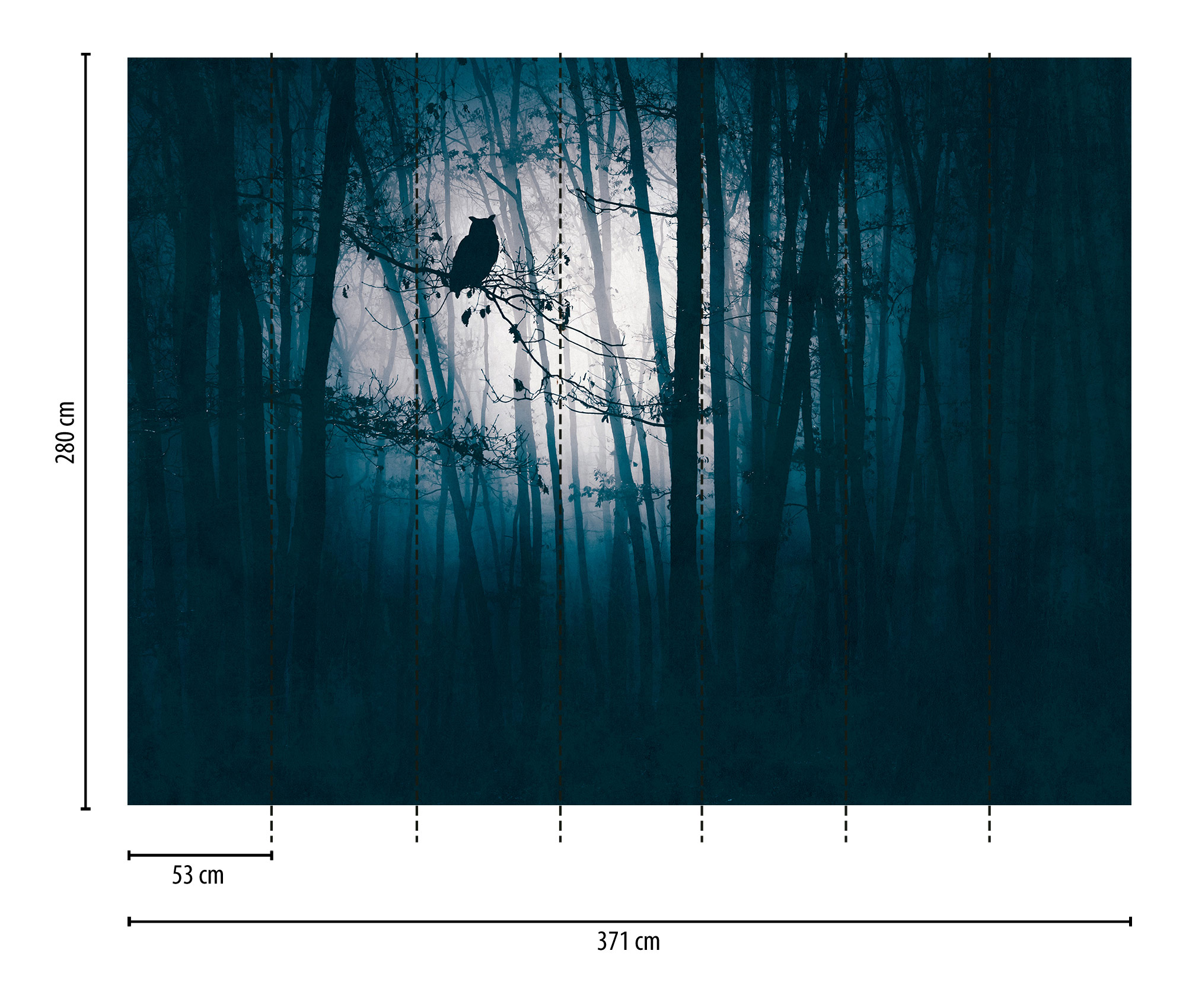 Livingwalls Vliestapete The Wall 3 Waldtapete 399091