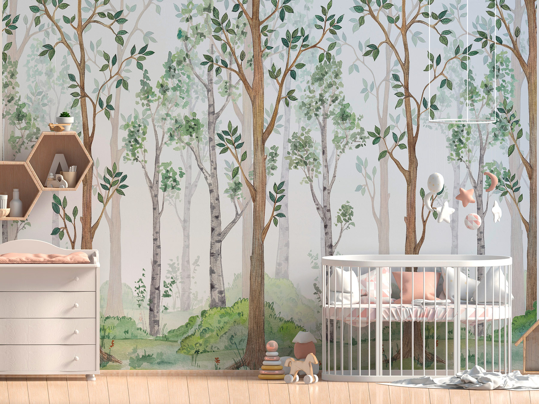 AS Fototapete Designwalls 2 Blumen Wald  DD123600