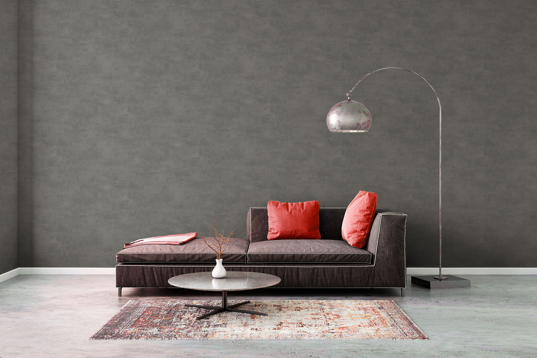 AS Vliestapete Daniel Hechter 7 Putzoptik Grau 306683