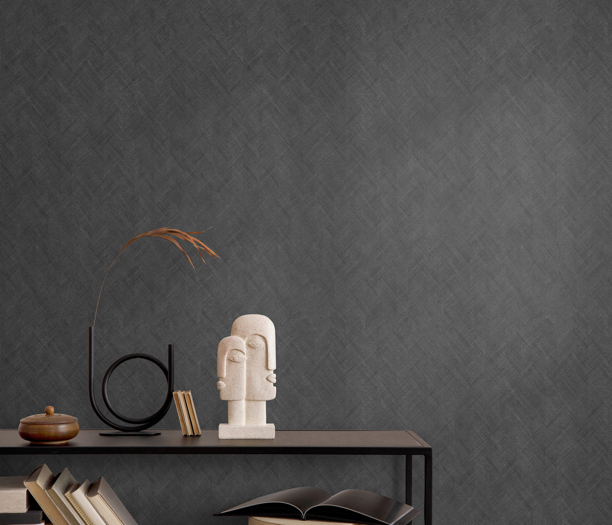 Erismann Vliestapete Pure Harmony schwarz 1058947