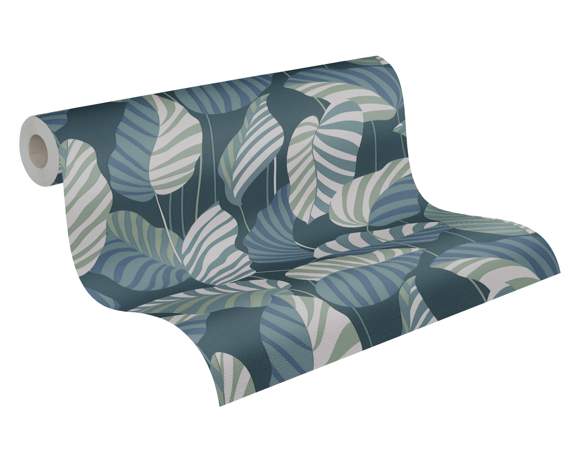 AS Vliestapete Antigua Satin Florale Tapete Blau 390944