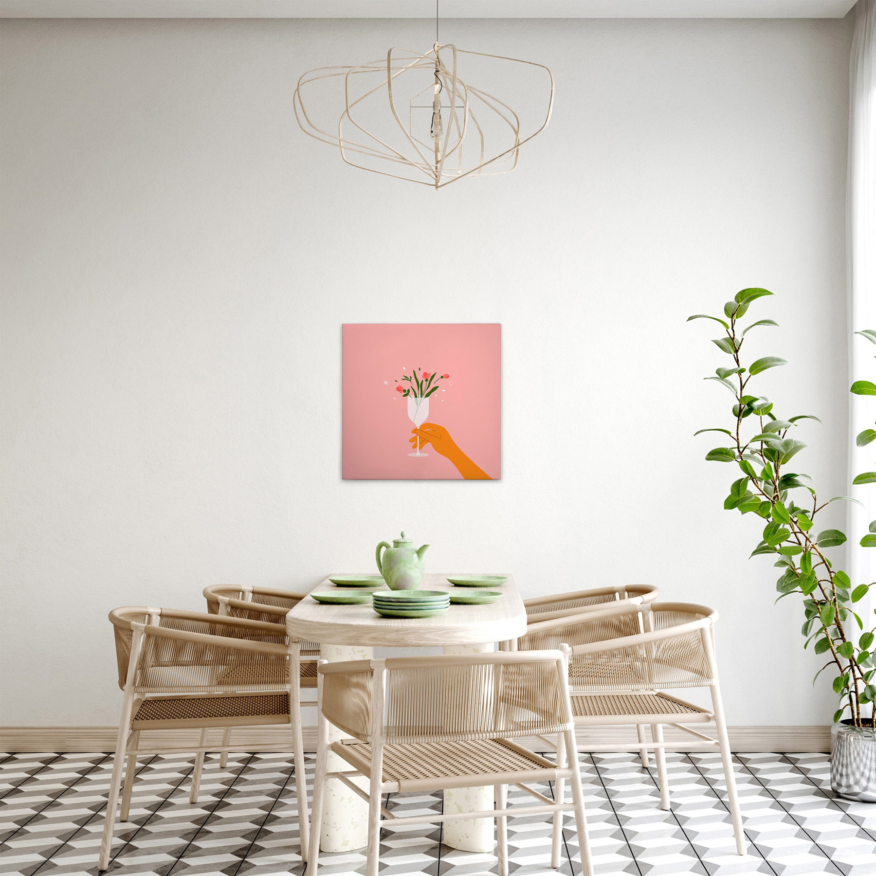 AS Leinwandbild Flower Glass 3 DD132687