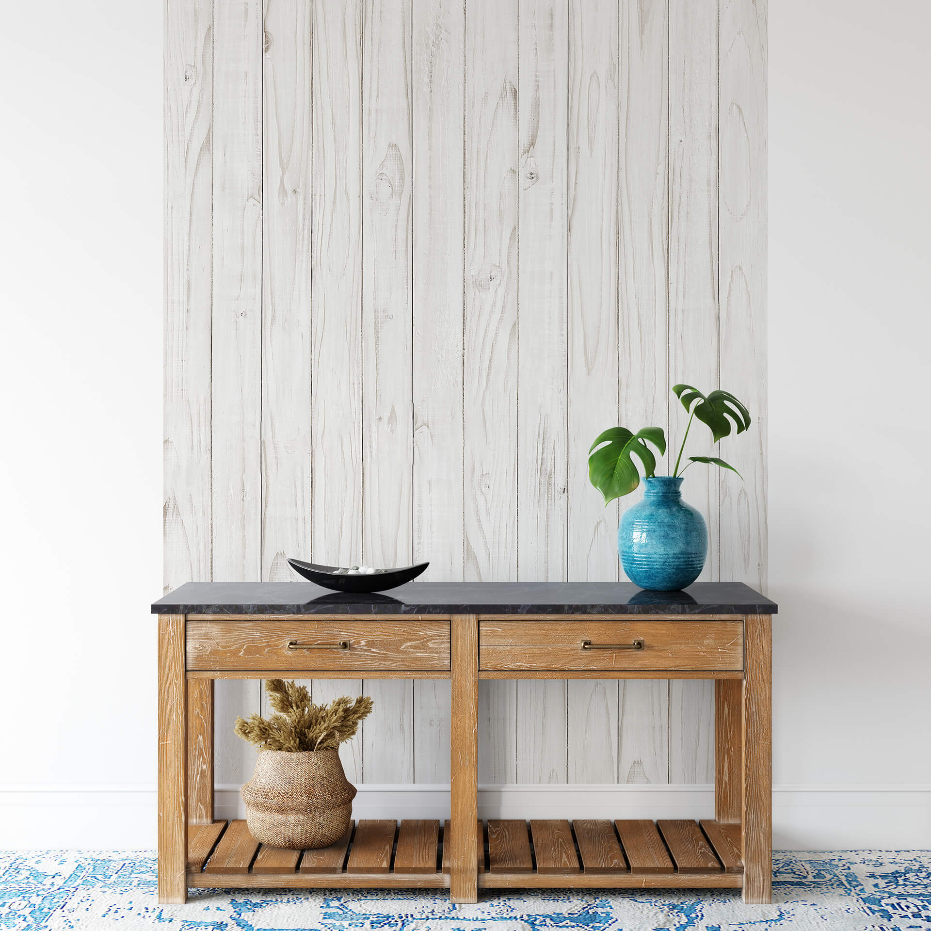 AS Fototapete Designwalls 2.0 White Wooden Wall DD119105